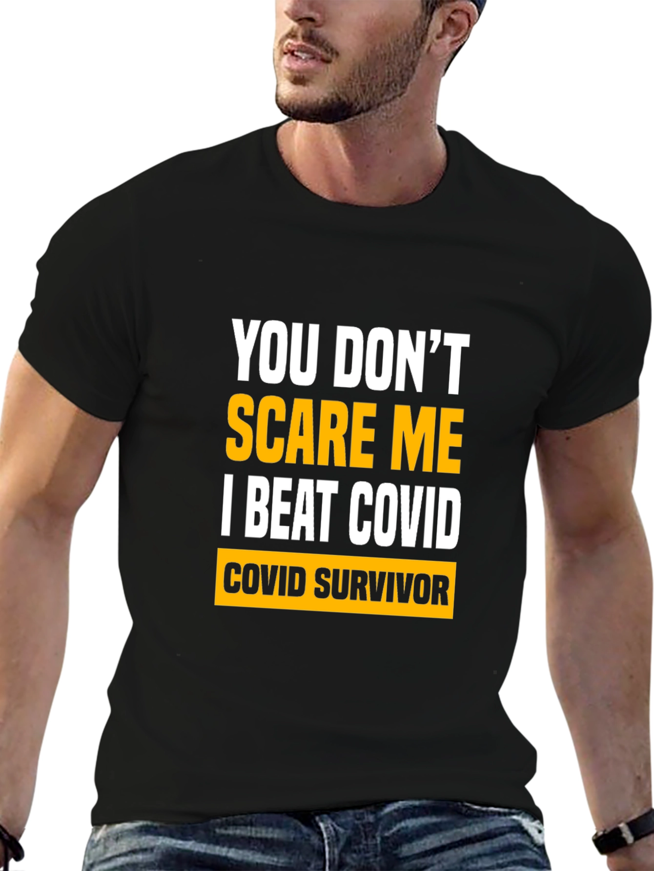COVID Survivor T-Shirt - I Beat COVID