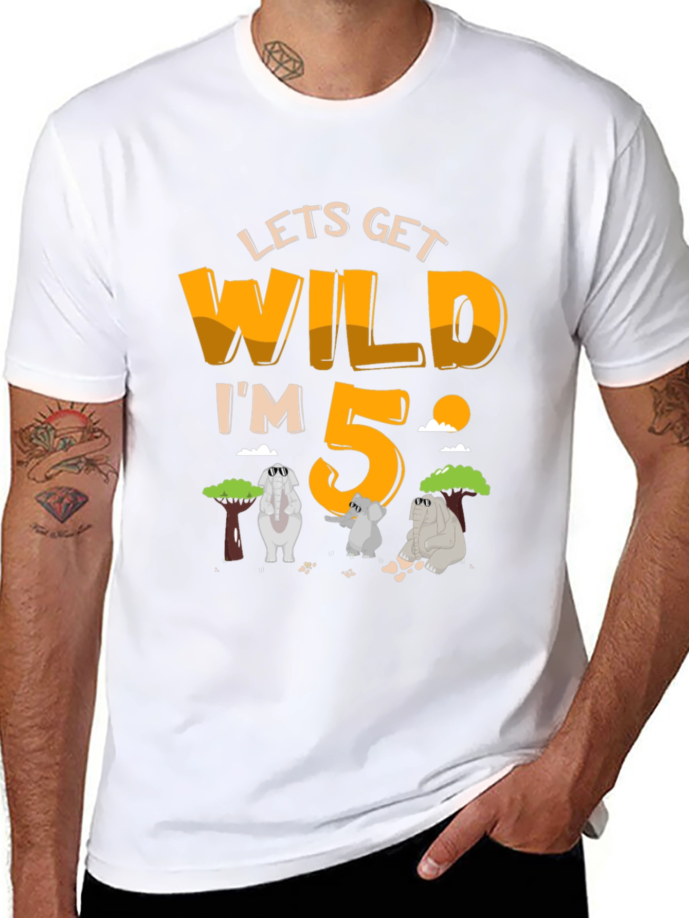 Lets Get Wild Im 5! T-Shirt