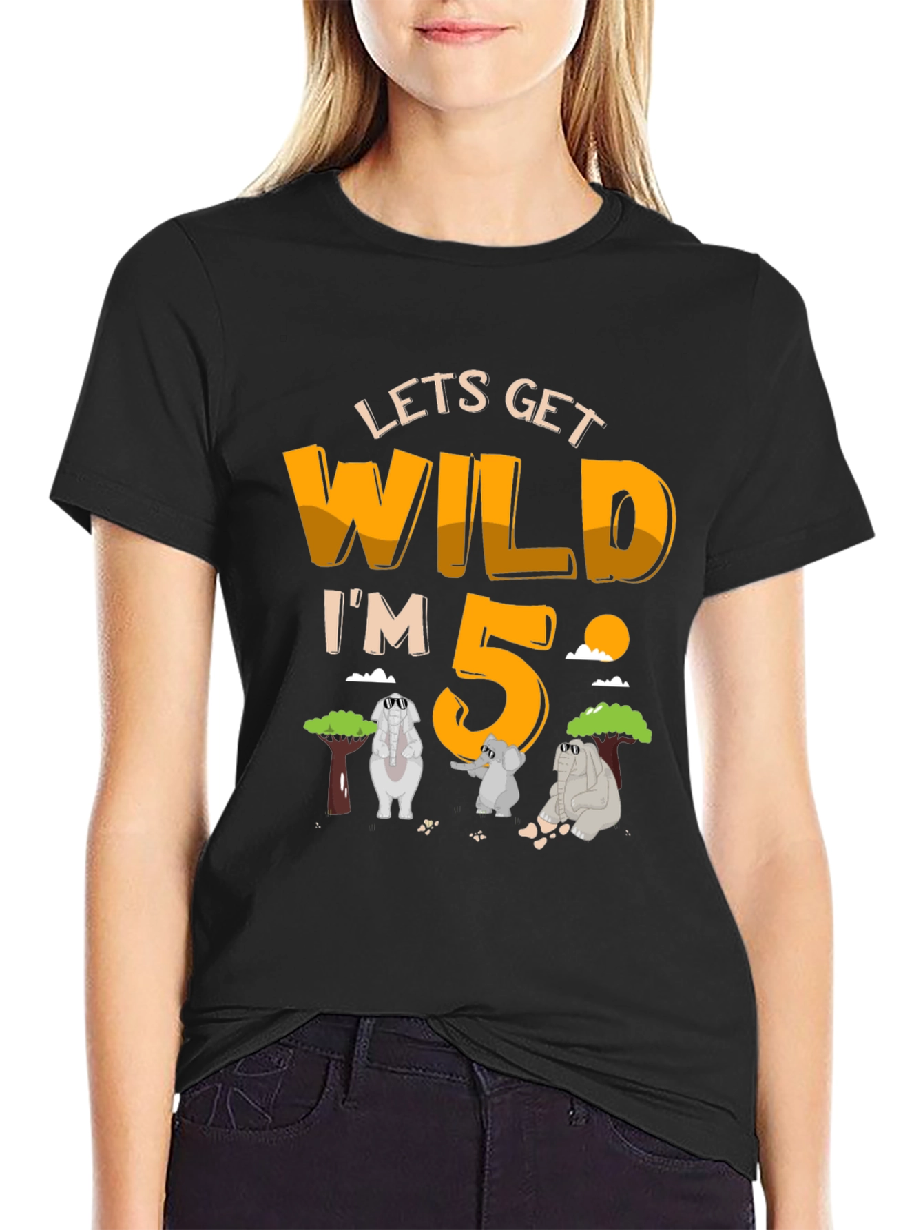 Lets Get Wild Im 5! T-Shirt
