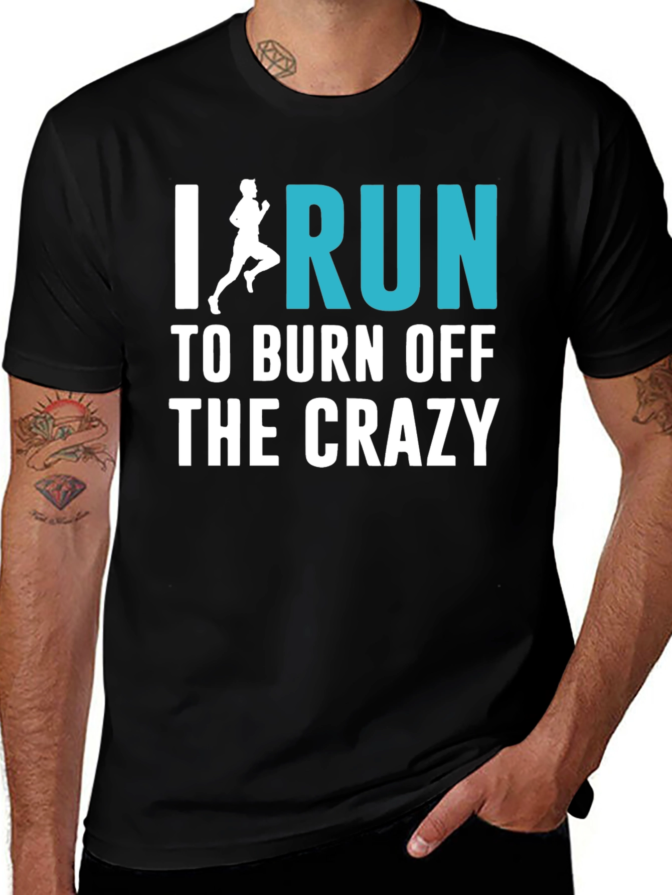 I Run To Burn Off The Crazy T-Shirt