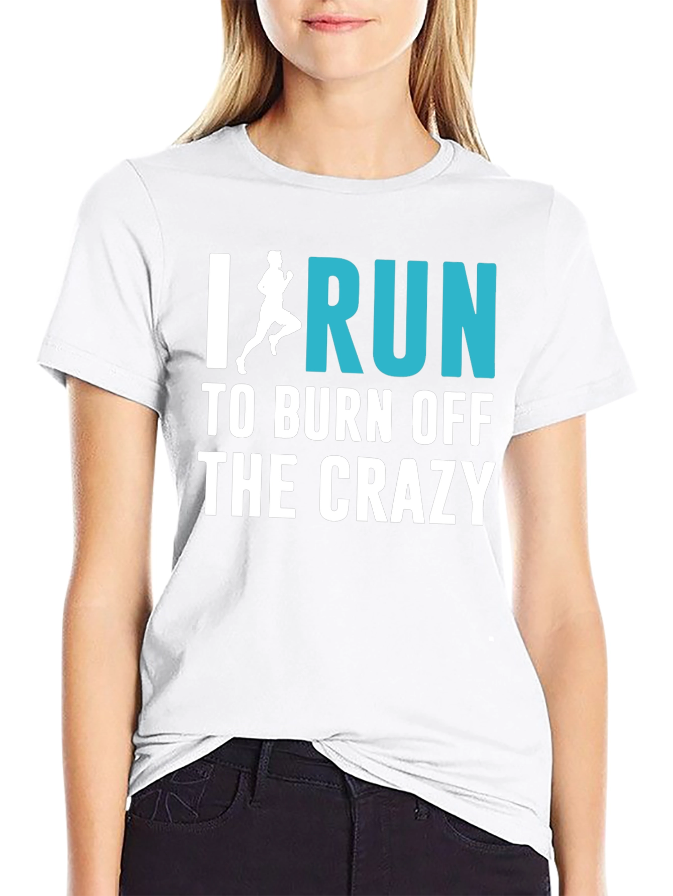 I Run To Burn Off The Crazy T-Shirt