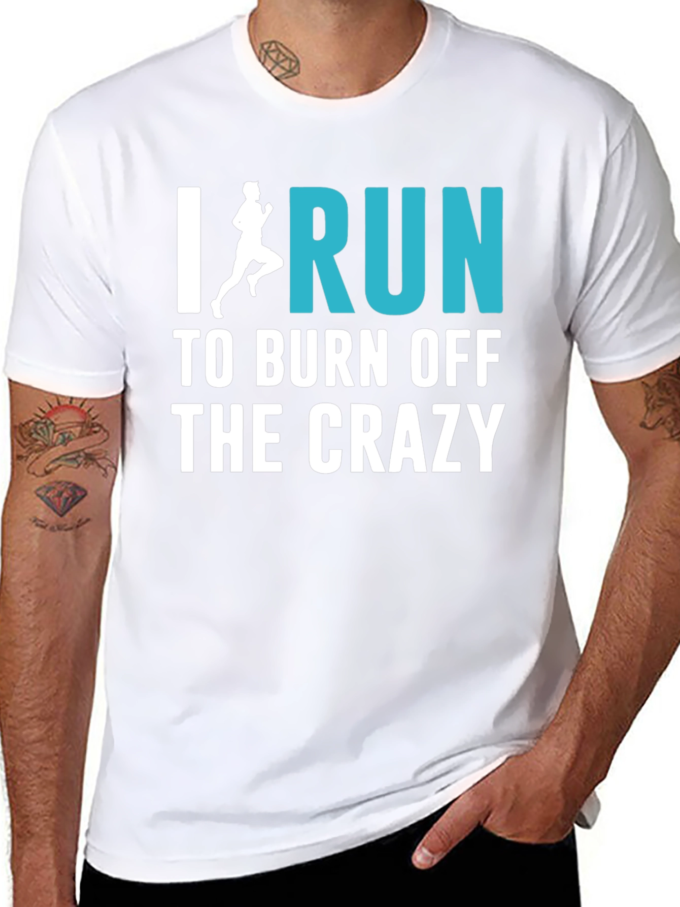 I Run To Burn Off The Crazy T-Shirt