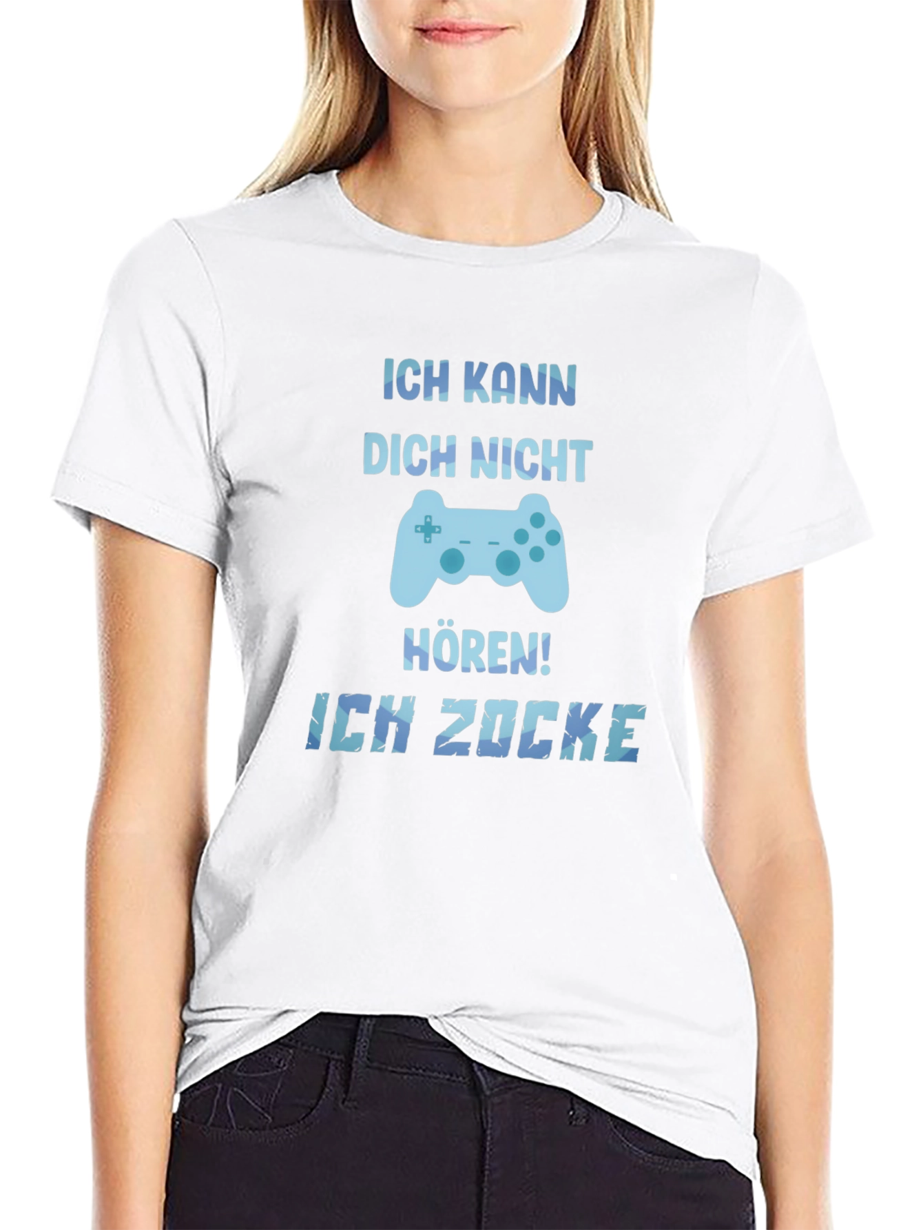 Ich Zocke T-Shirt Gaming Tee