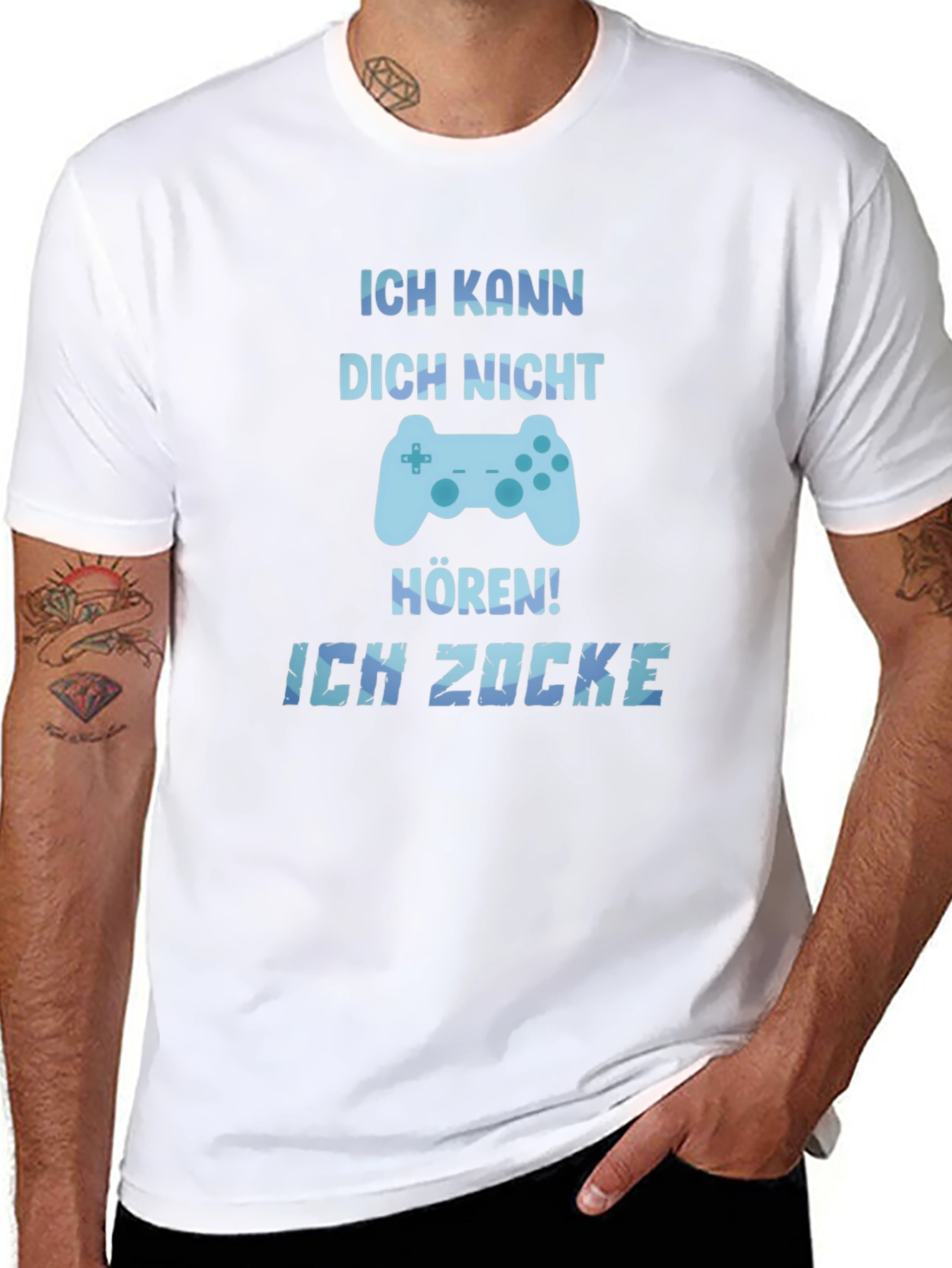 Ich Zocke T-Shirt Gaming Tee
