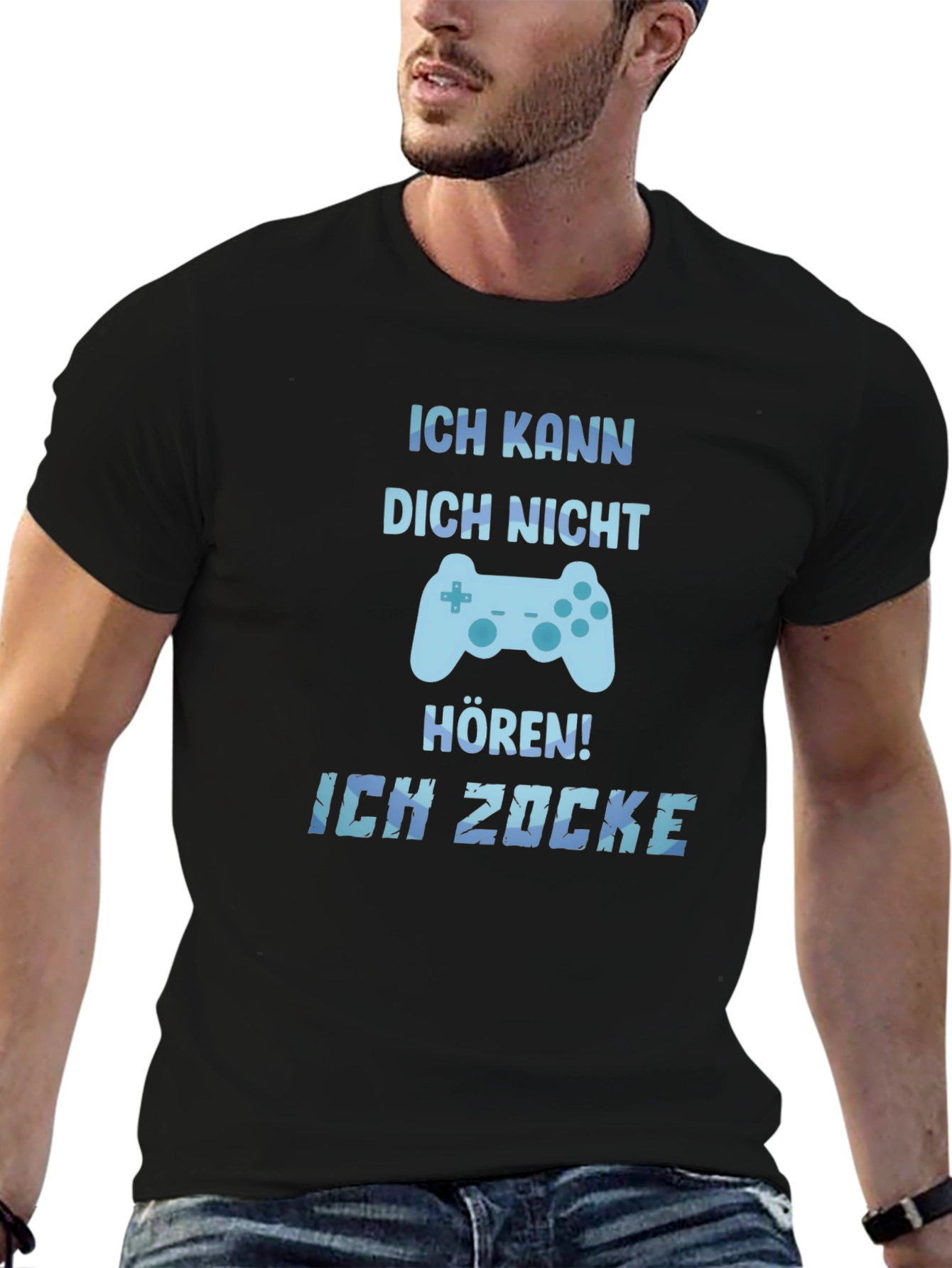Ich Zocke T-Shirt Gaming Tee