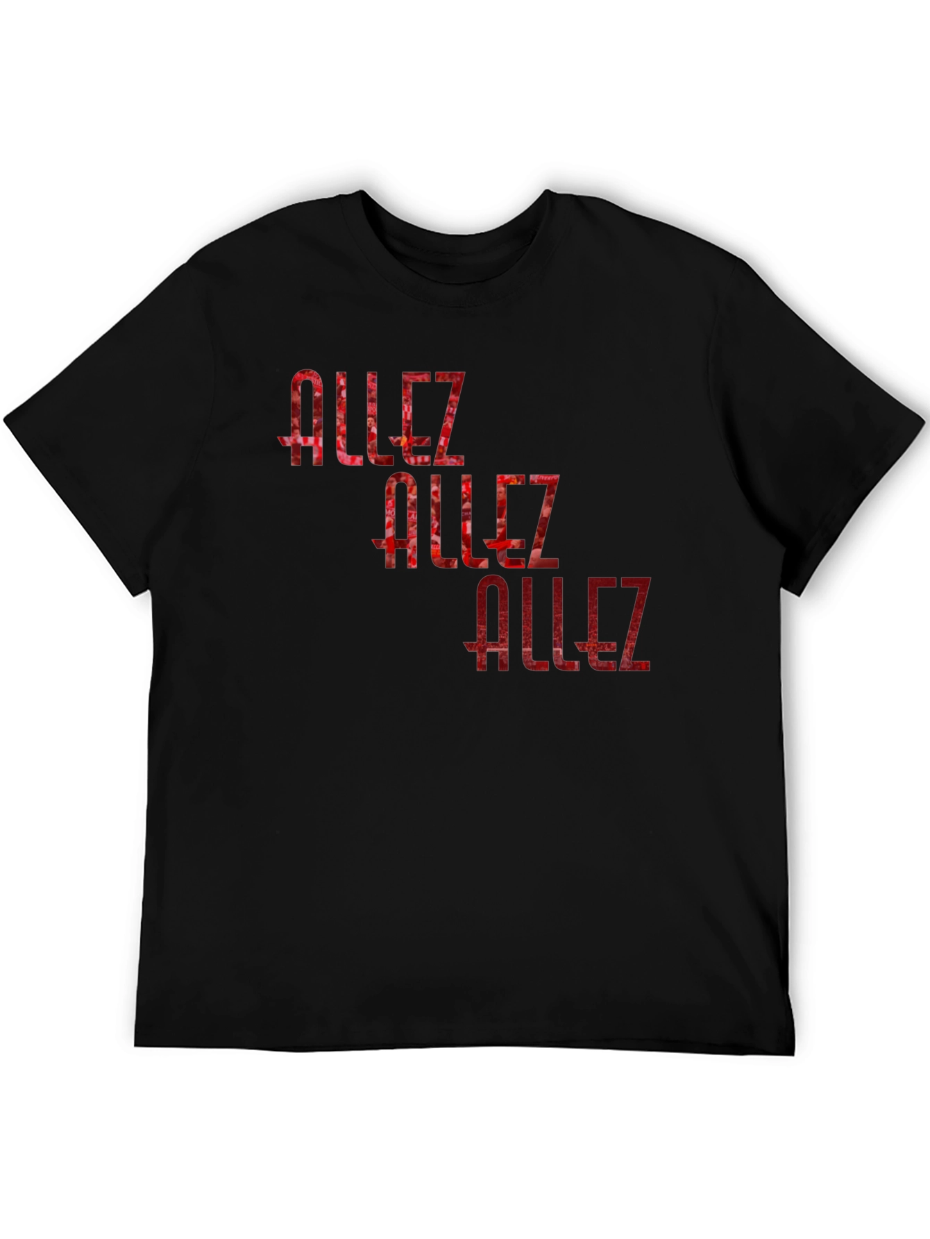 Allez Graphic Print Black T-Shirt