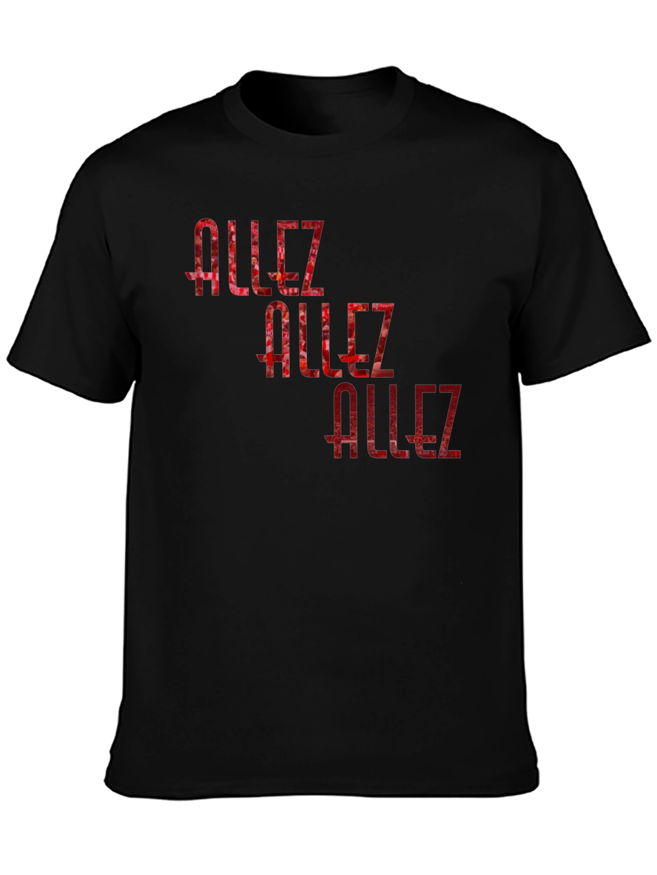 Allez Graphic Print Black T-Shirt