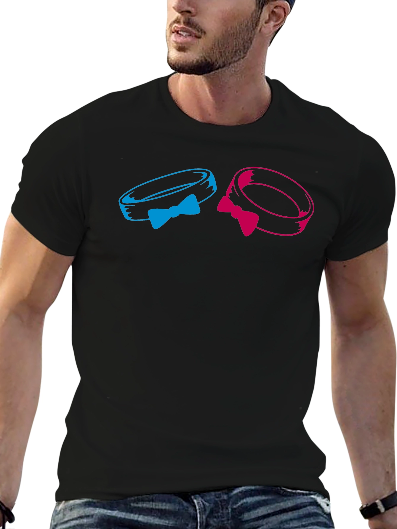 Fun Rings Graphic Tee - Black