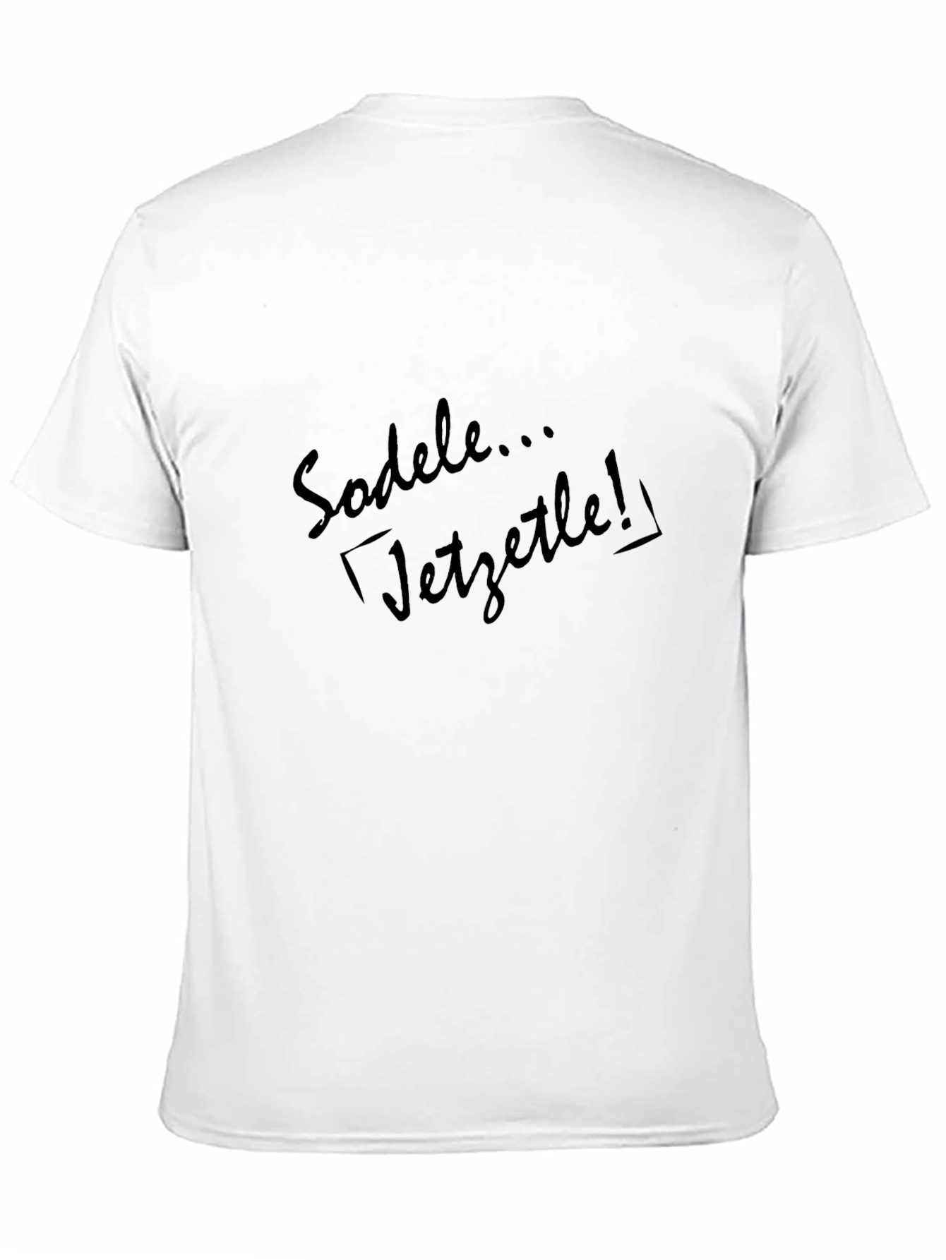 Sodele... Jetztle! Black Graphic Tee