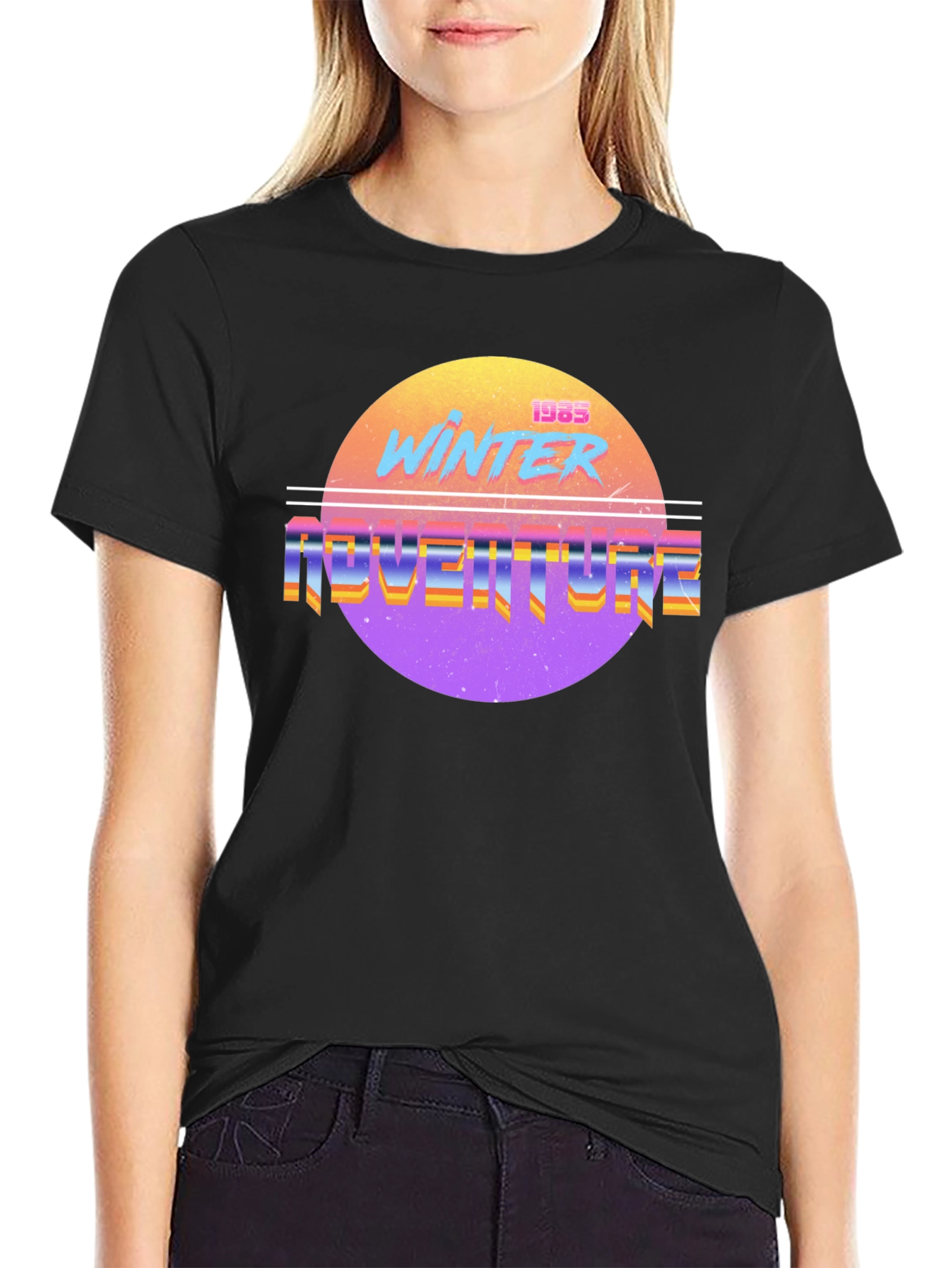 Winter Adventure 1985 Retro Graphic Tee