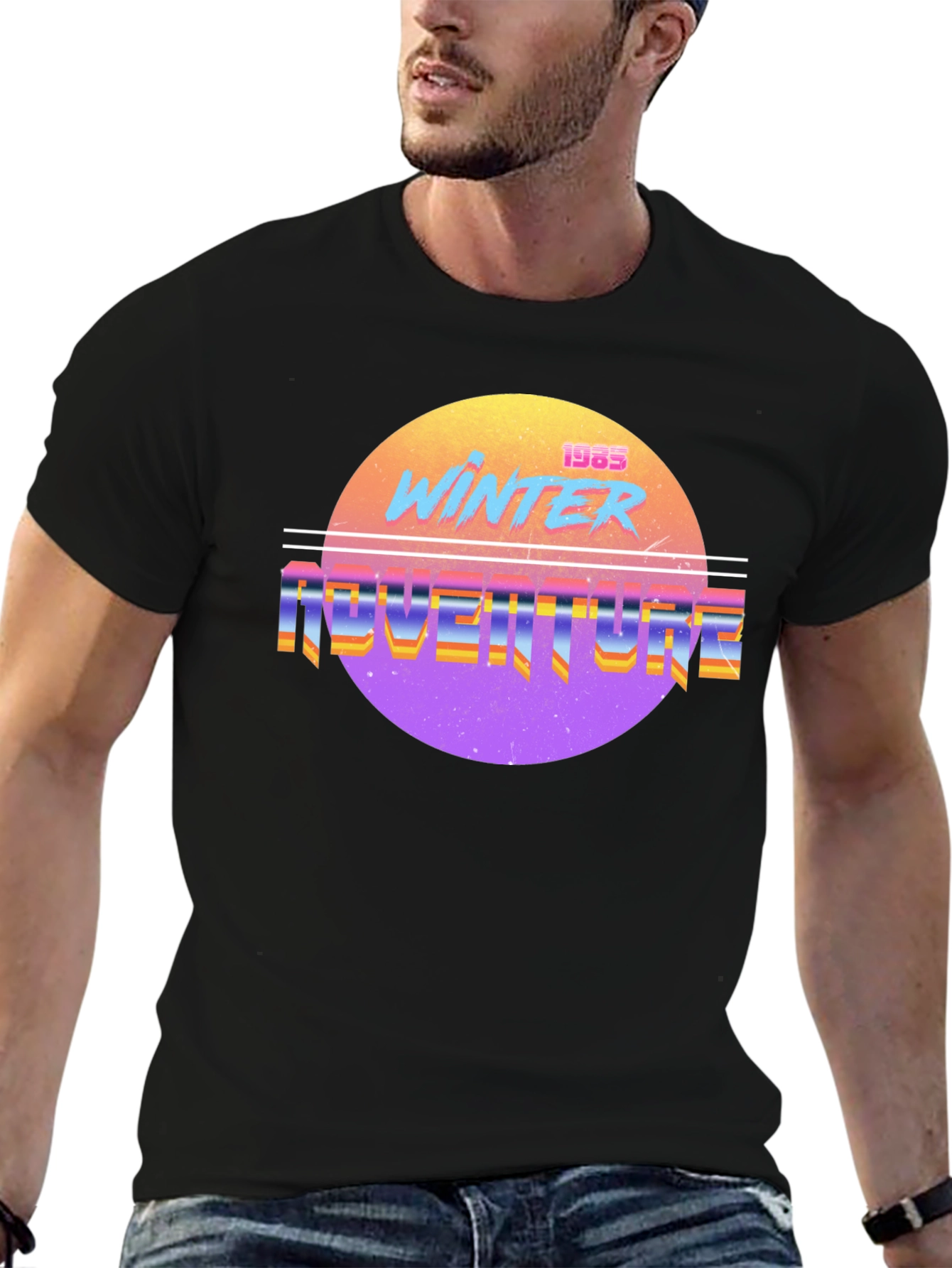 Winter Adventure 1985 Retro Graphic Tee