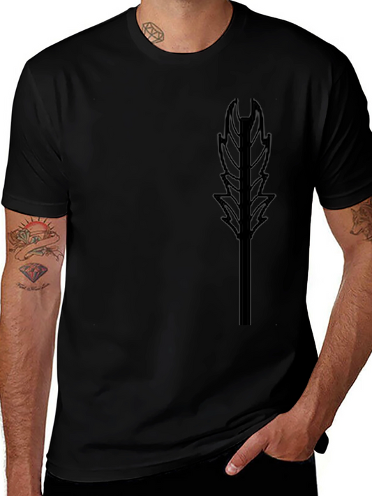 Black Feather Graphic T-Shirt