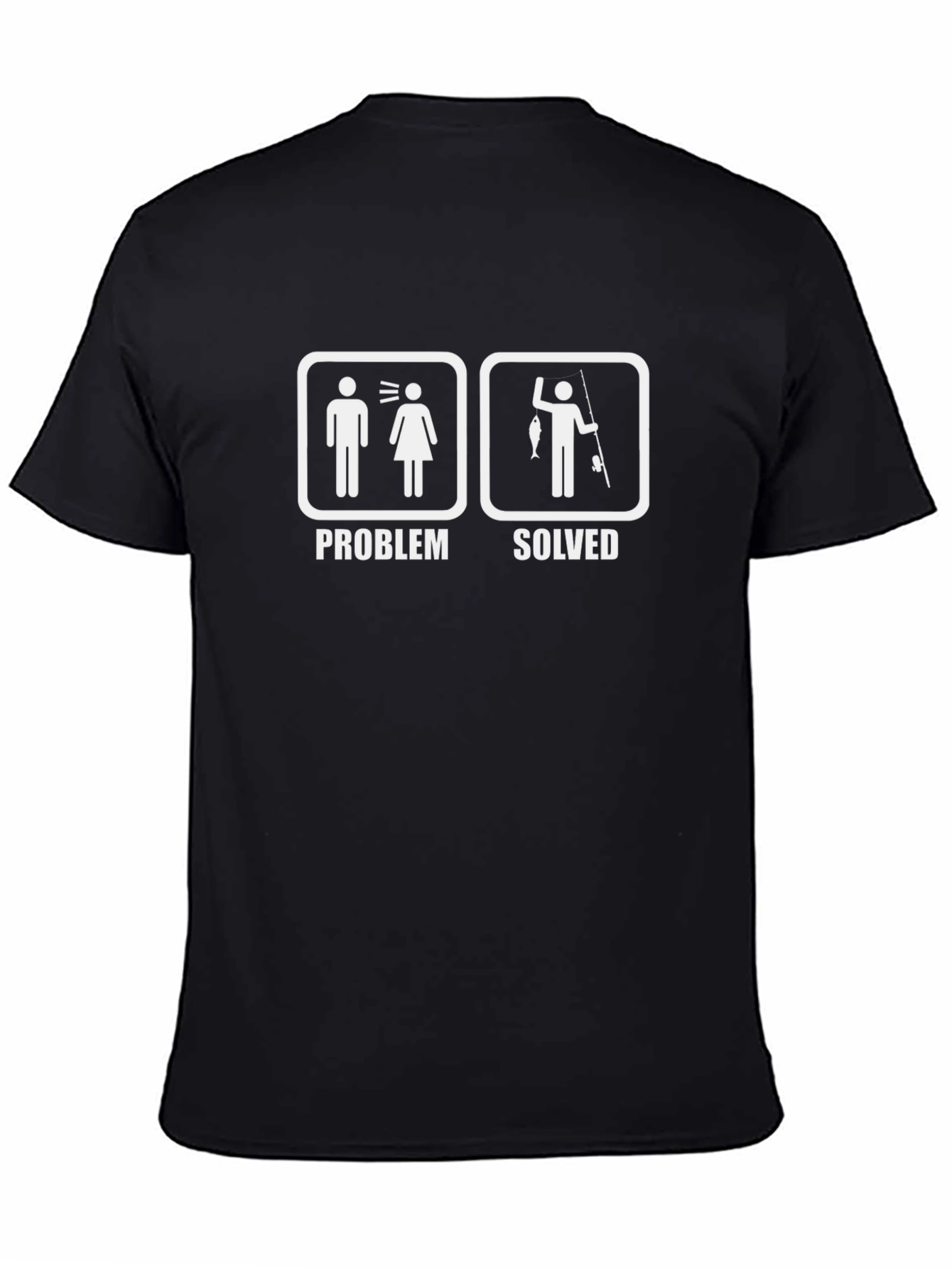 Problem Solved Fishing Humor T-Shirt