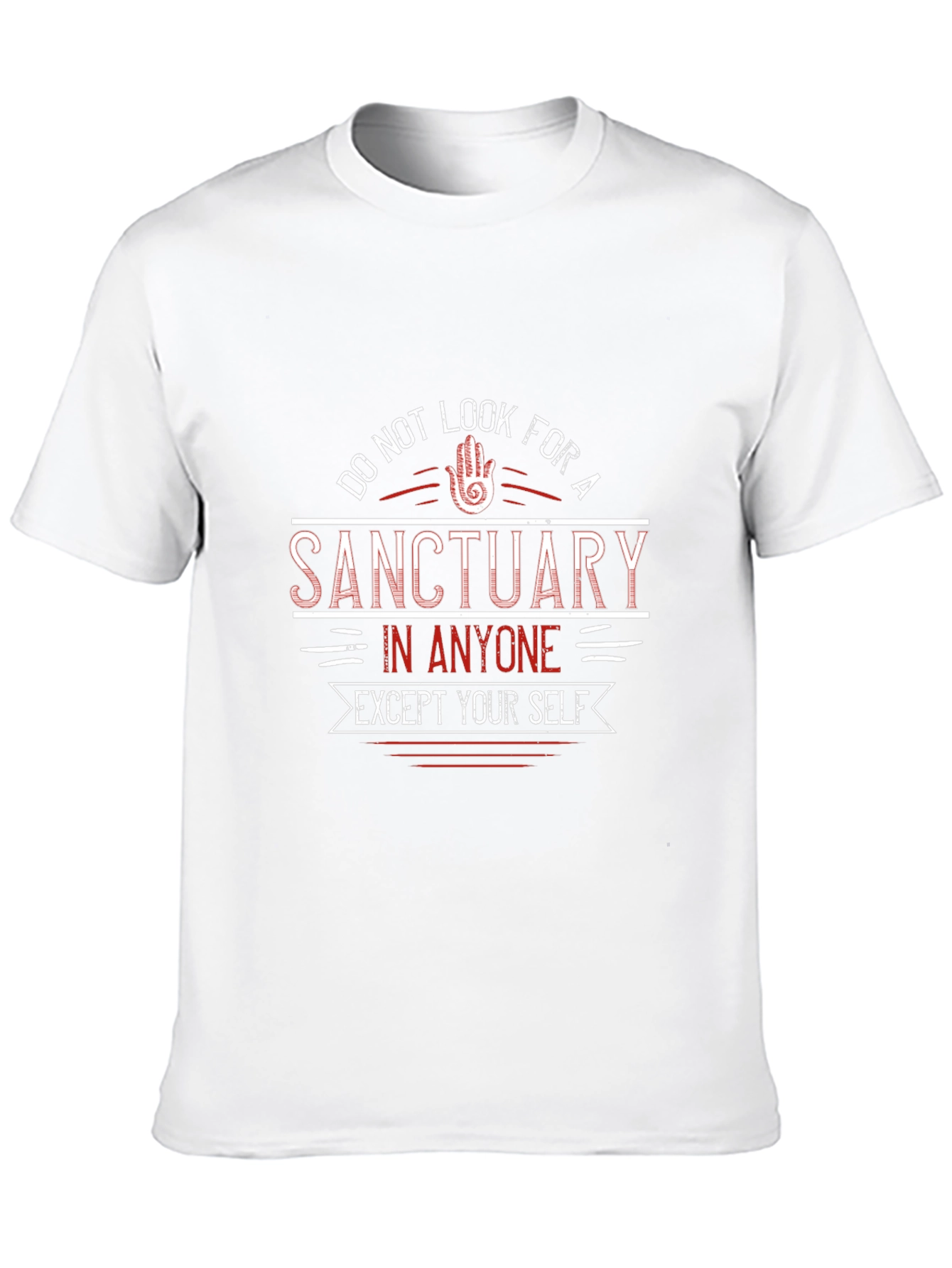 Sanctuary Within Black Graphic Tee