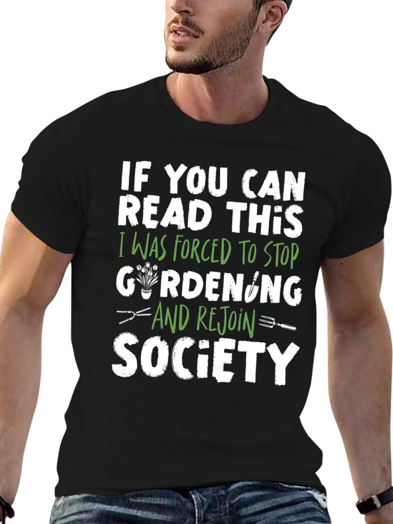 Gardening Forced to Stop T-Shirt
