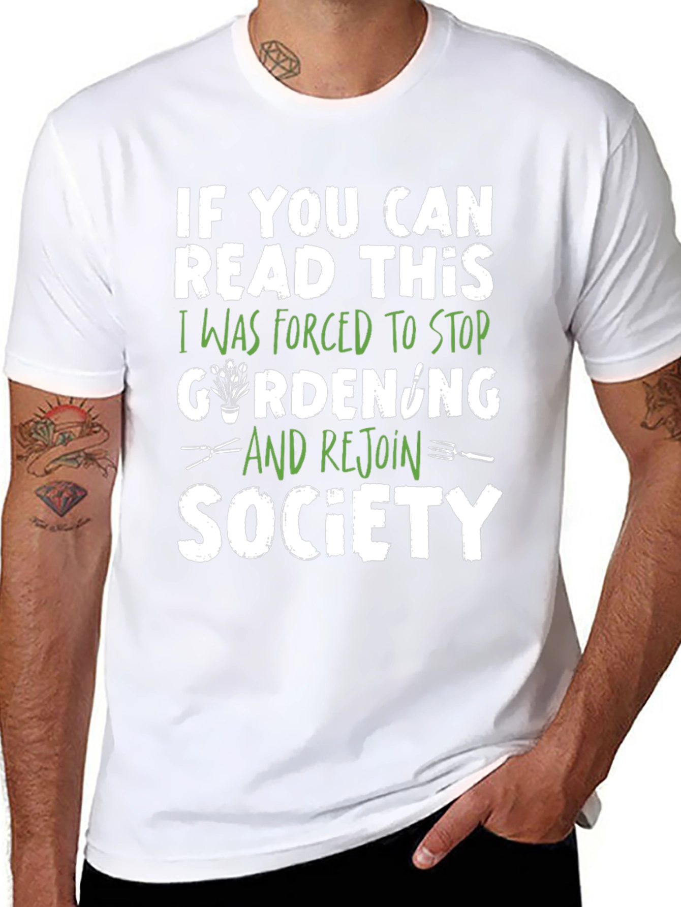 Gardening Forced to Stop T-Shirt