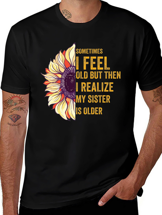Funny Sister Sunflower T-Shirt