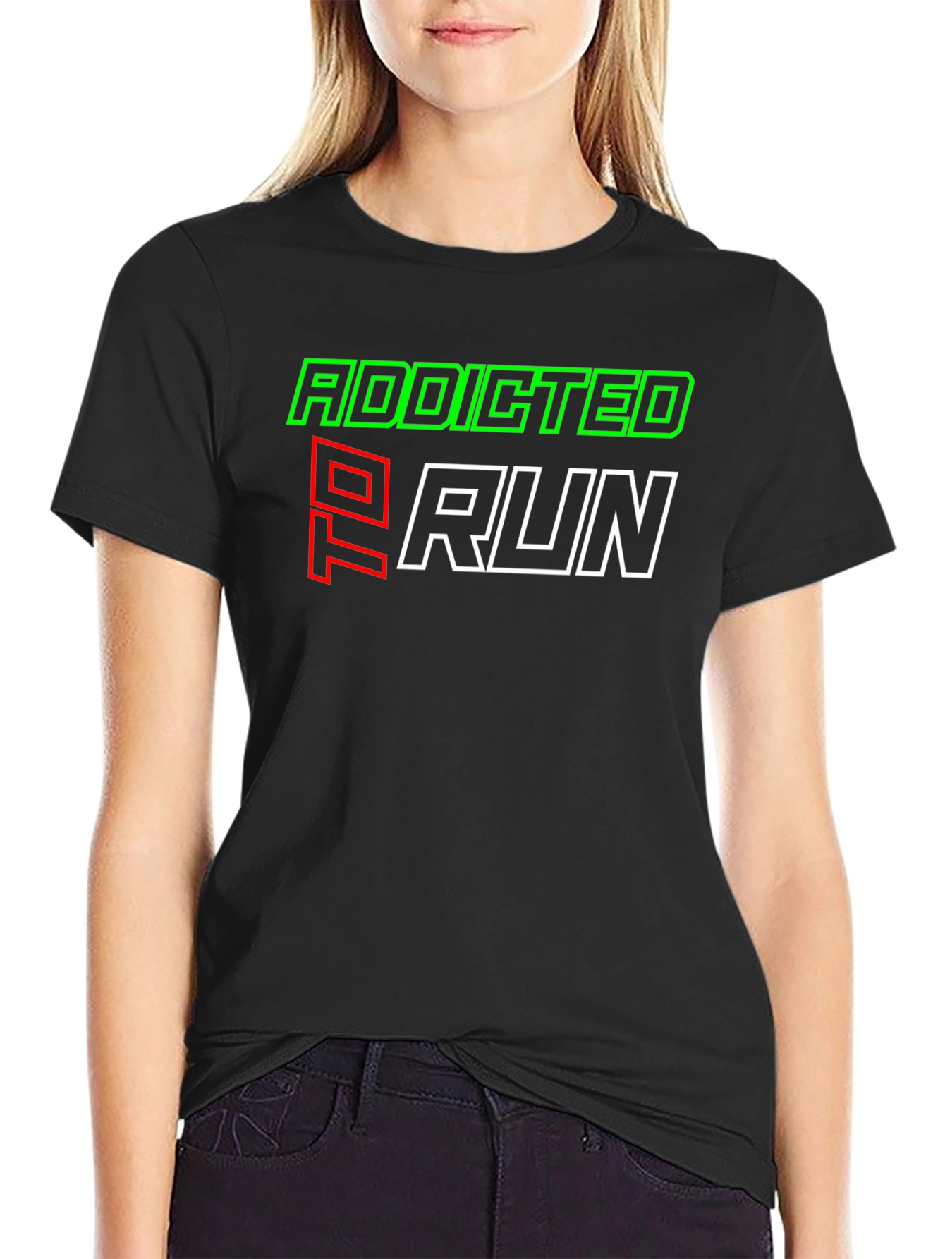 Addicted to Run Graphic Tee
