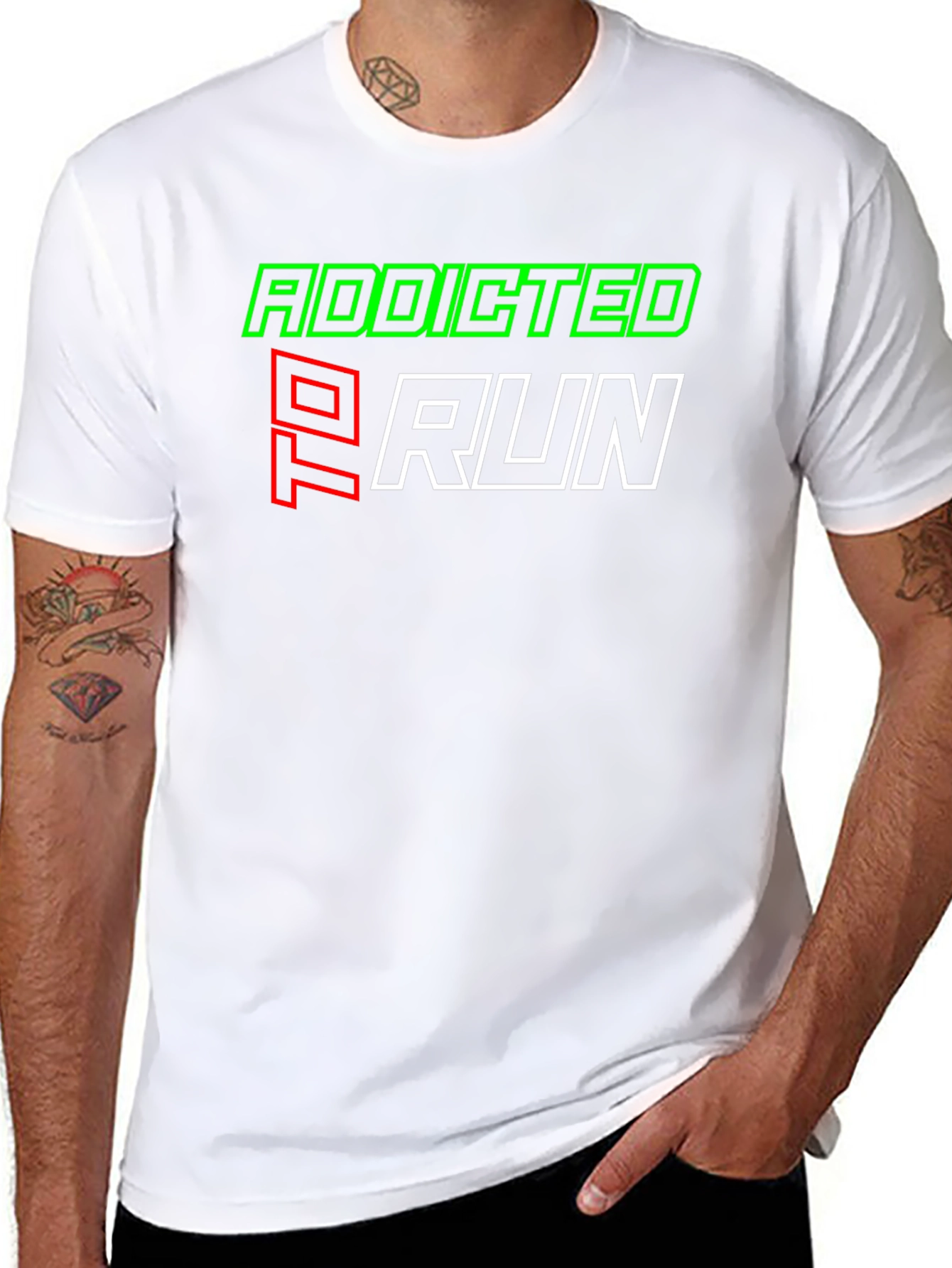 Addicted to Run Graphic Tee
