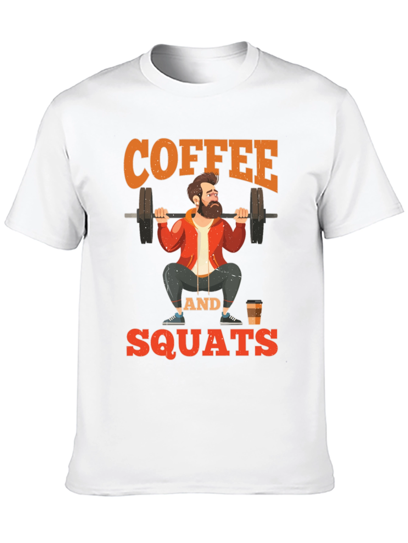 Coffee and Squats Graphic T-Shirt