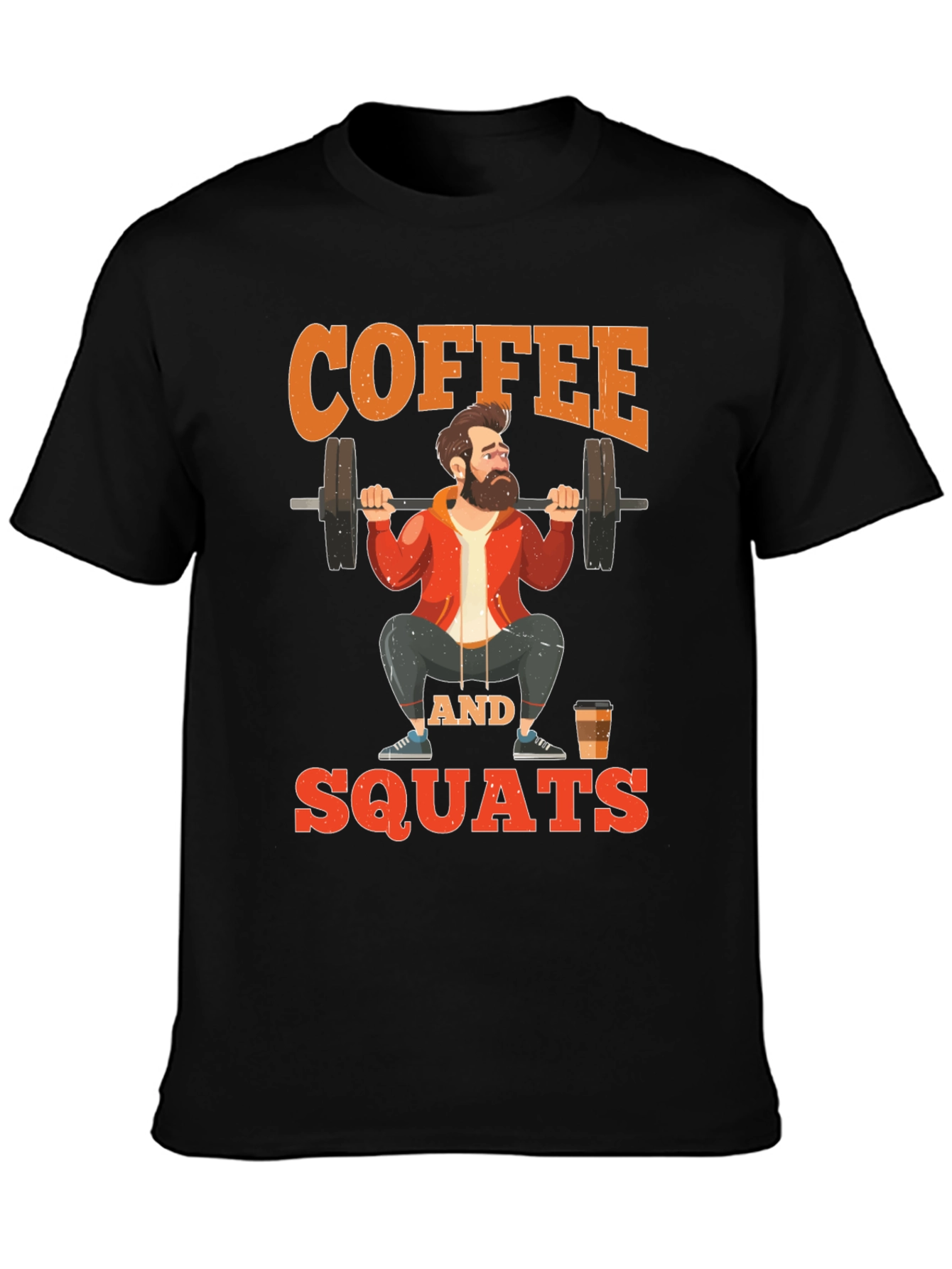 Coffee and Squats Graphic T-Shirt