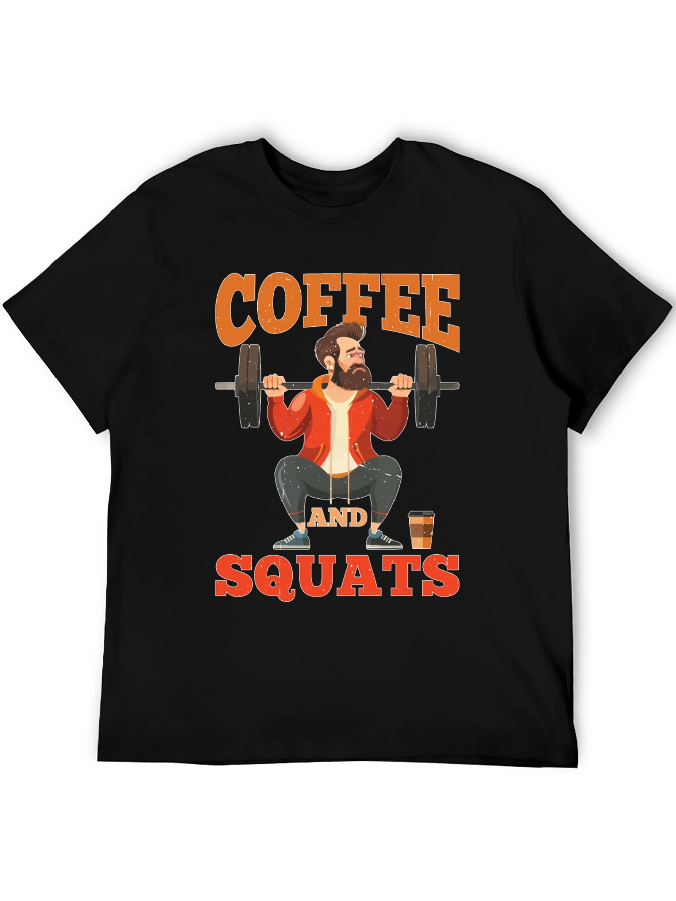 Coffee and Squats Graphic T-Shirt
