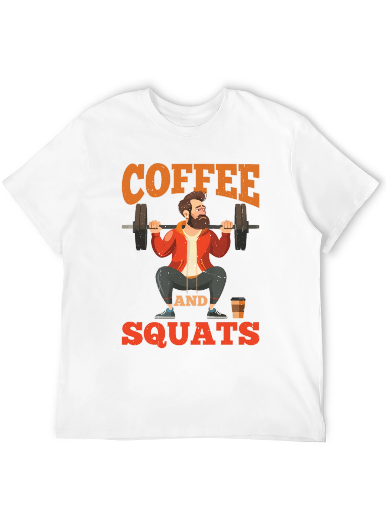 Coffee and Squats Graphic T-Shirt
