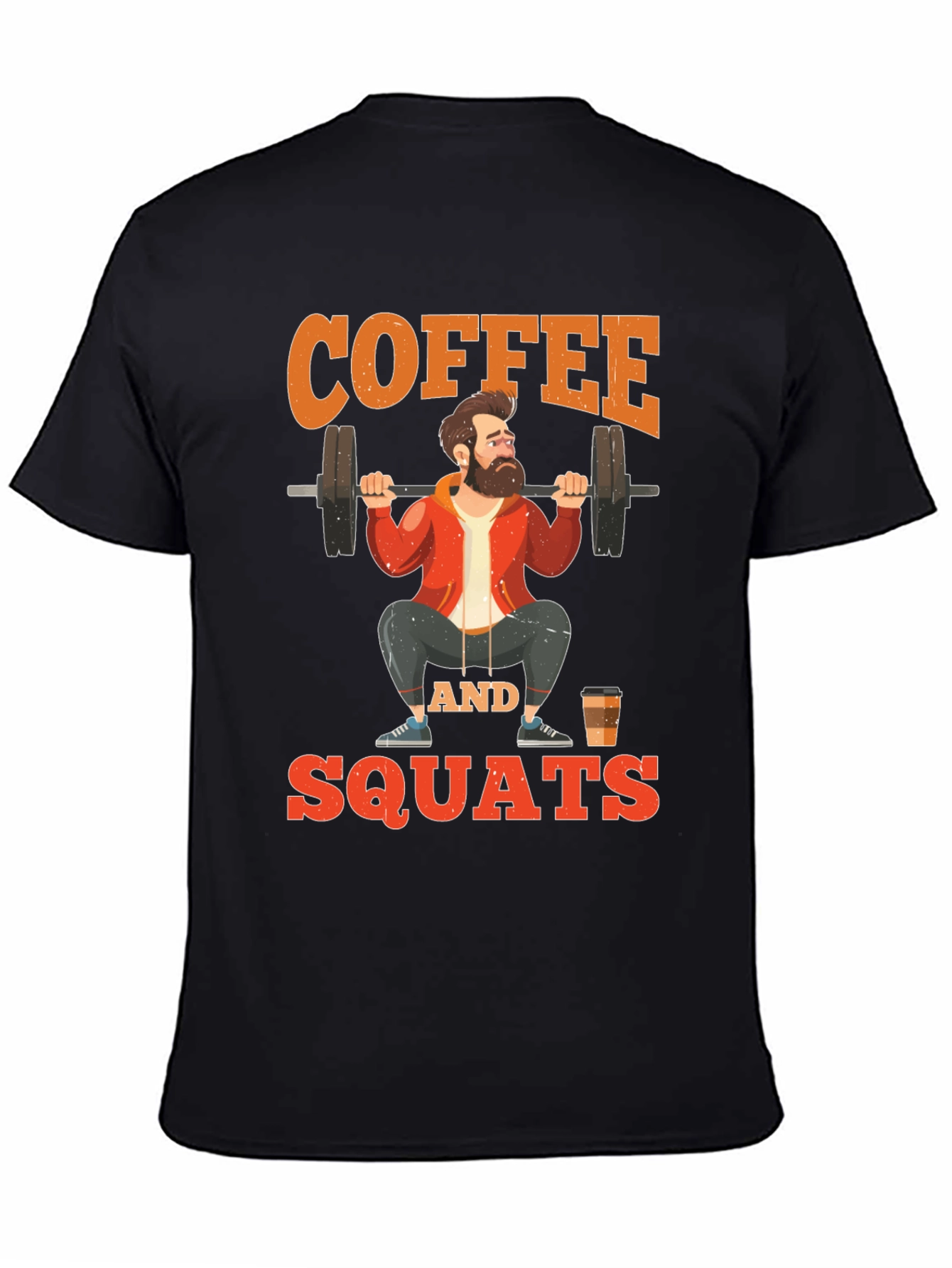 Coffee and Squats Graphic T-Shirt