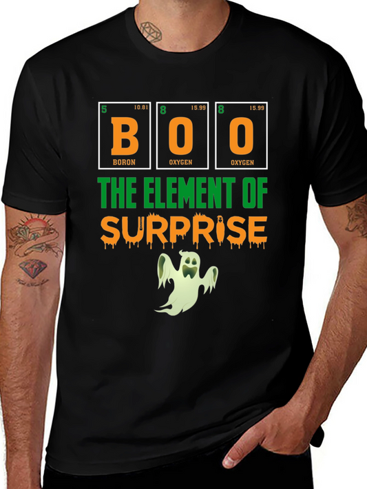 Boo Element of Surprise Halloween T-Shirt