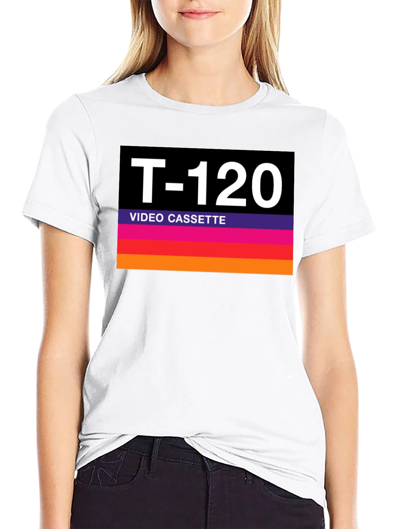 T-120 Video Cassette Retro Style Graphic Tee