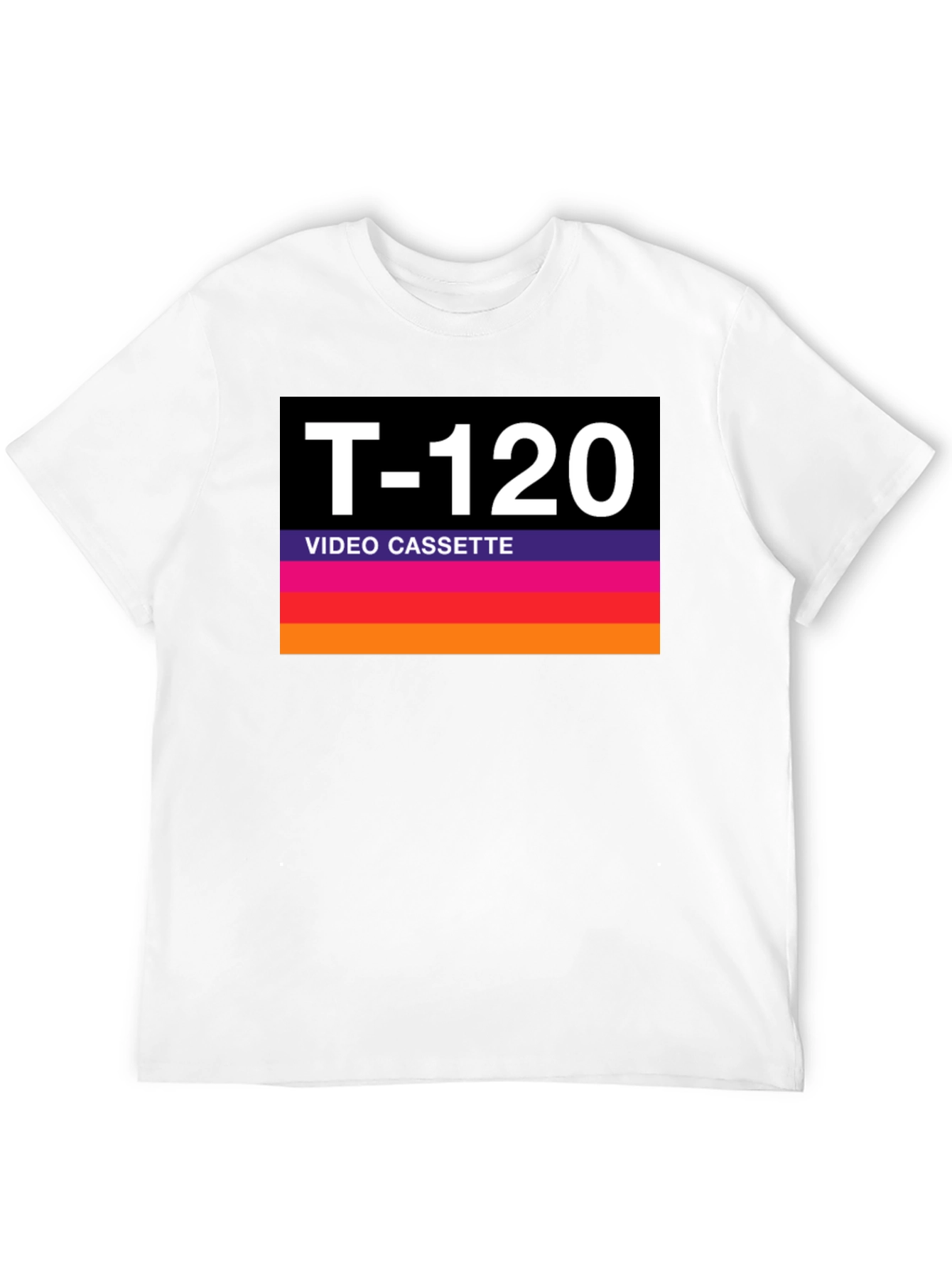T-120 Video Cassette Retro Style Graphic Tee