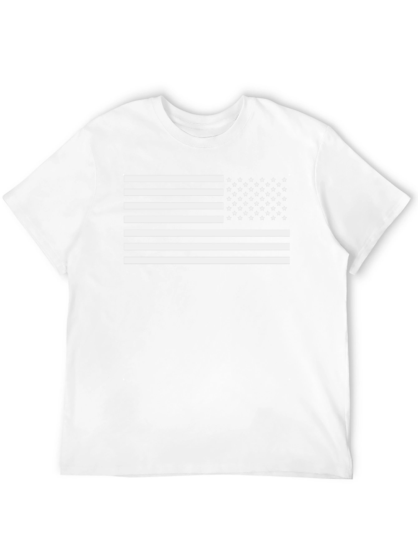 American Flag Graphic Black T-Shirt