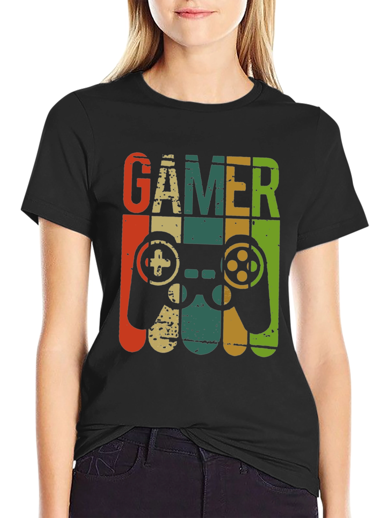 Retro Gamer Graphic T-Shirt
