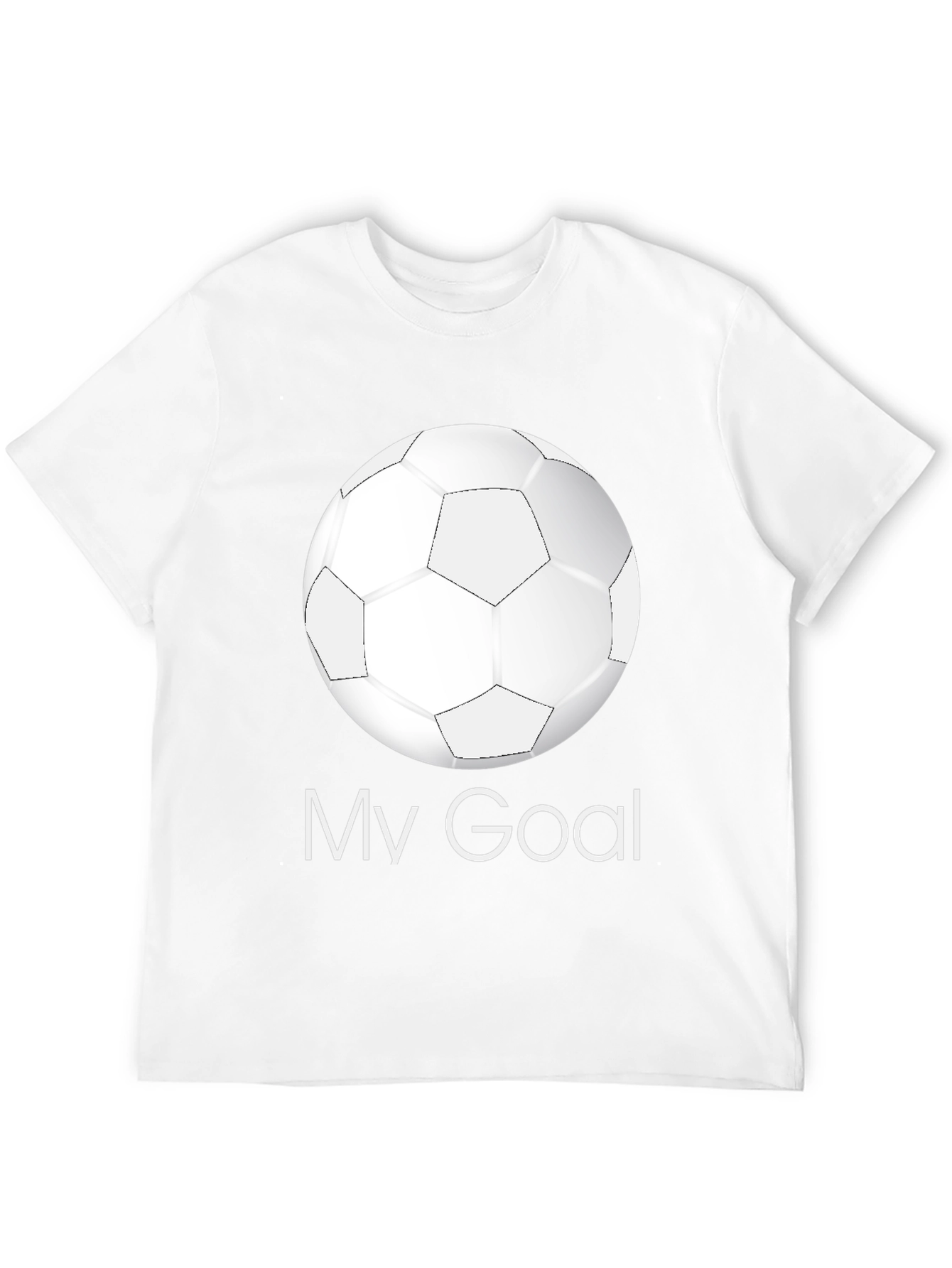 My Goal Soccer Ball Graphic T-Shirt