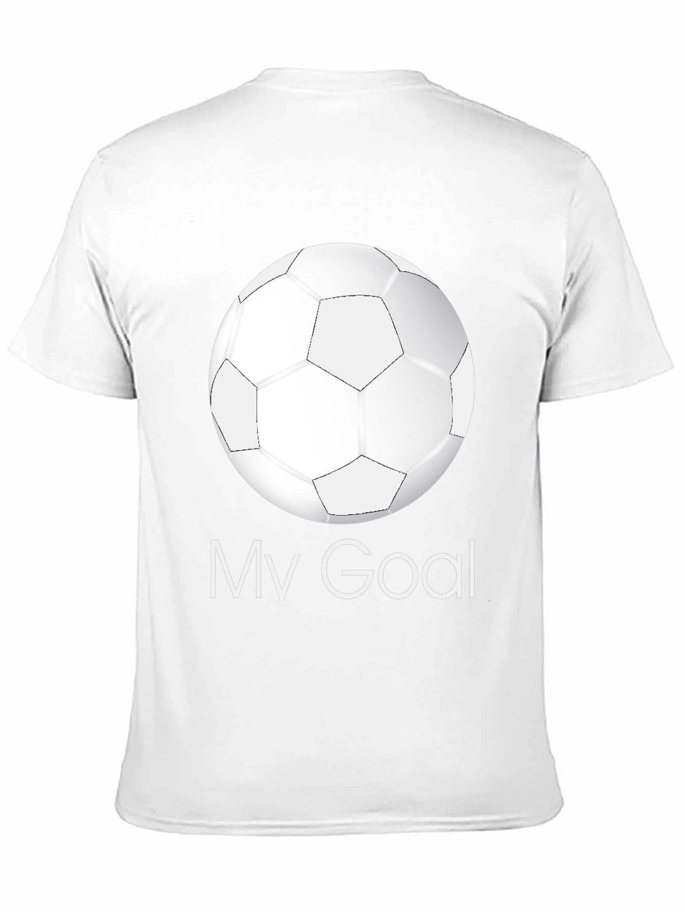 My Goal Soccer Ball Graphic T-Shirt