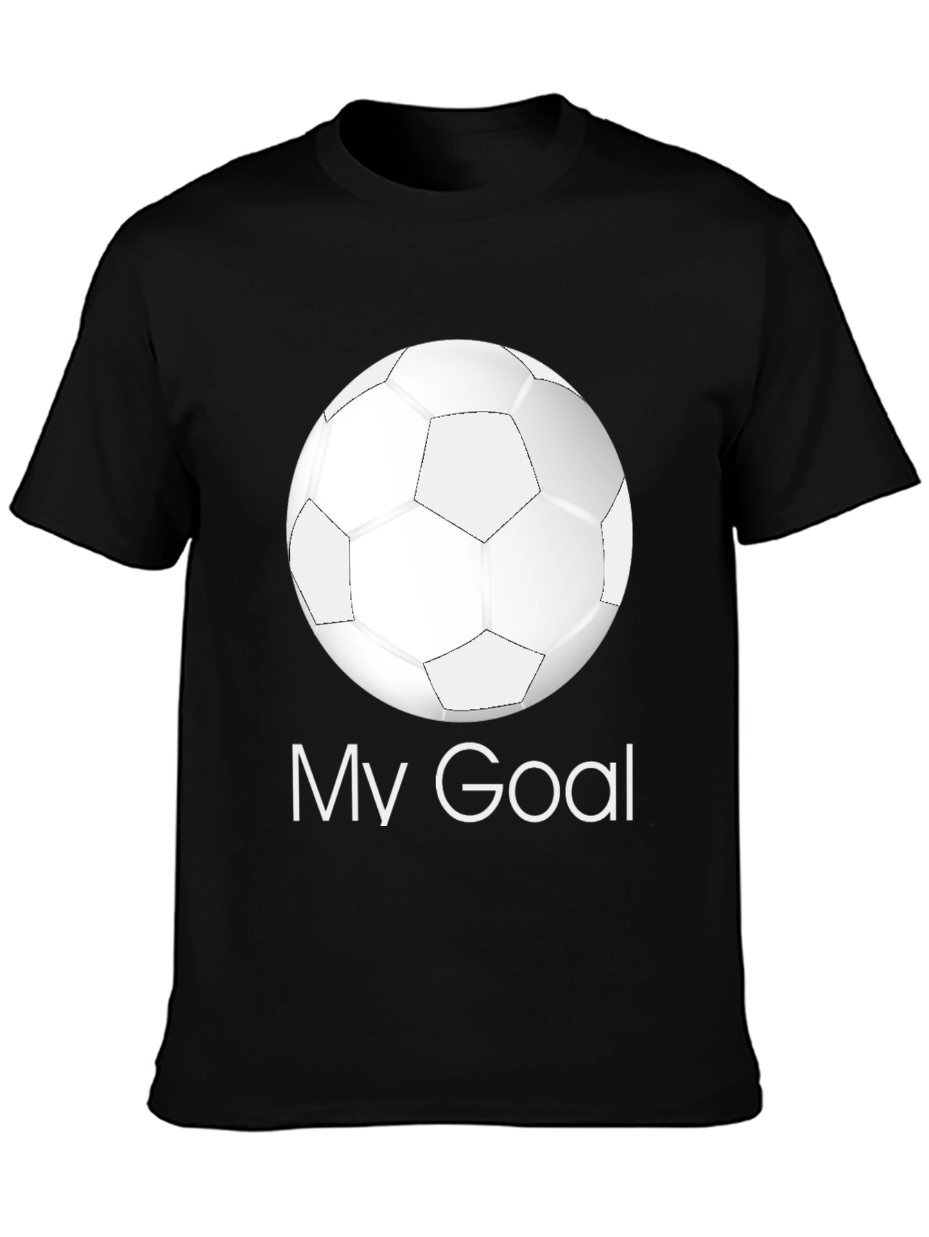 My Goal Soccer Ball Graphic T-Shirt