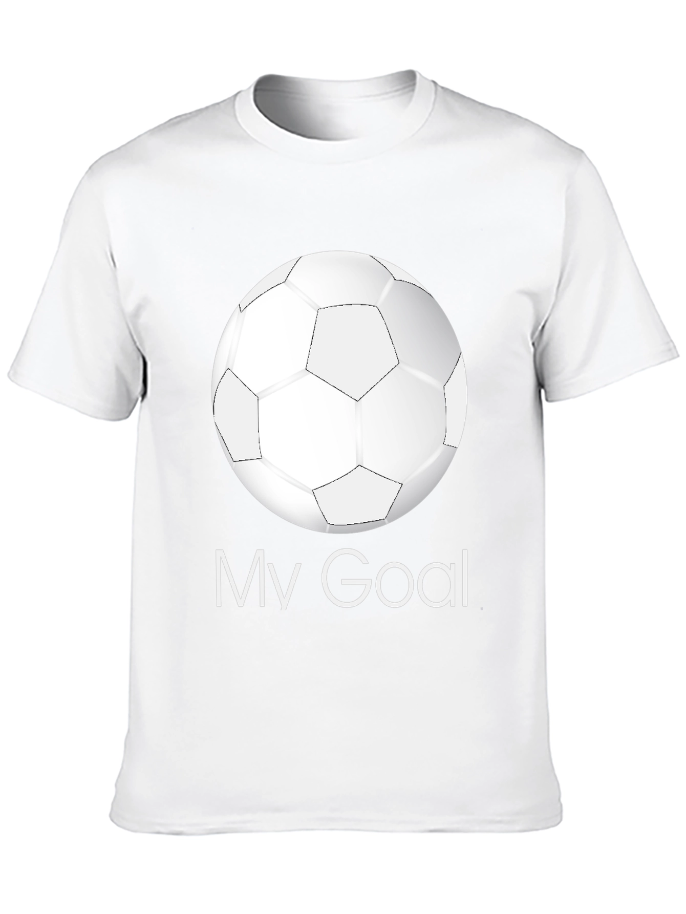 My Goal Soccer Ball Graphic T-Shirt