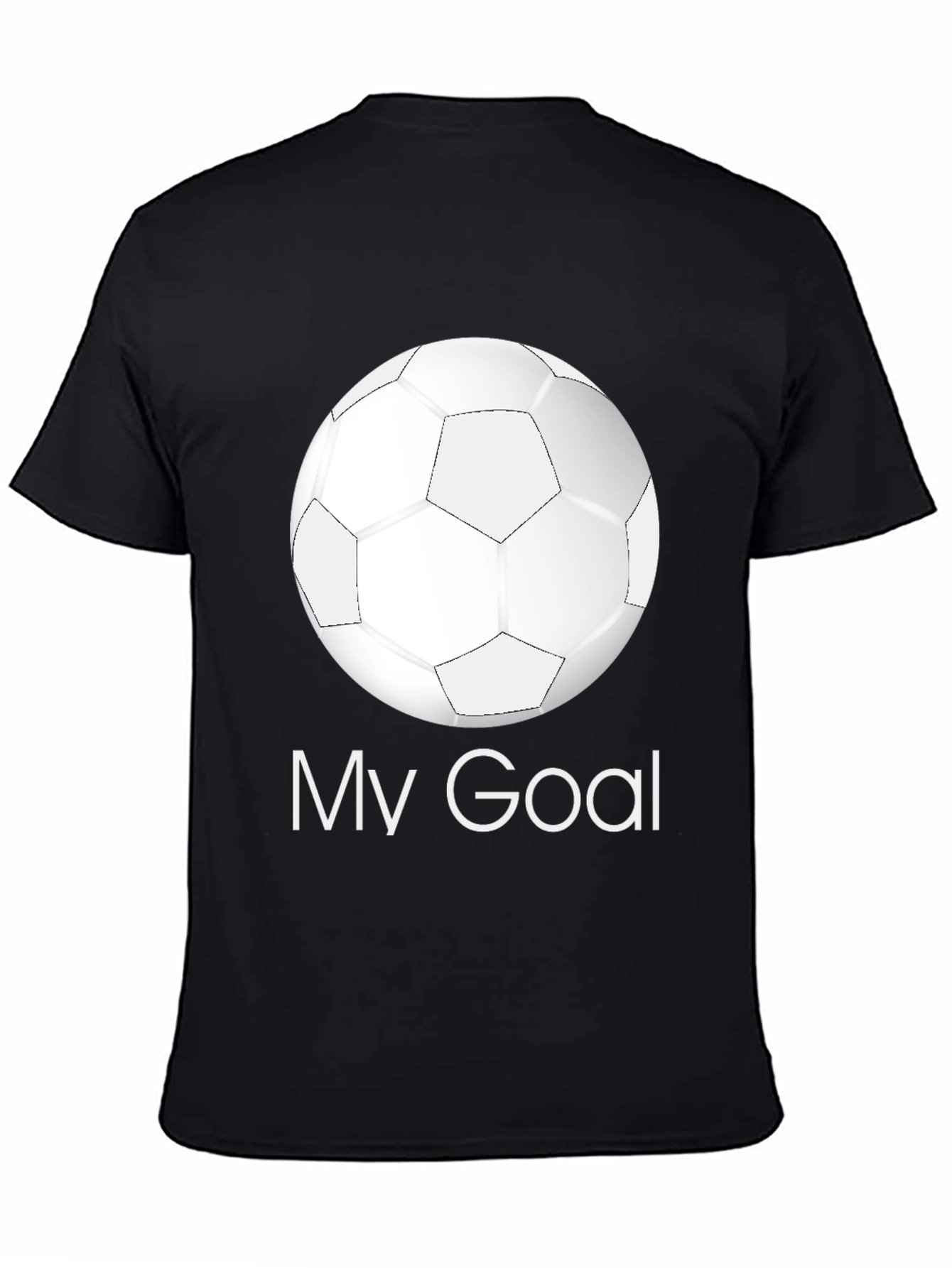 My Goal Soccer Ball Graphic T-Shirt