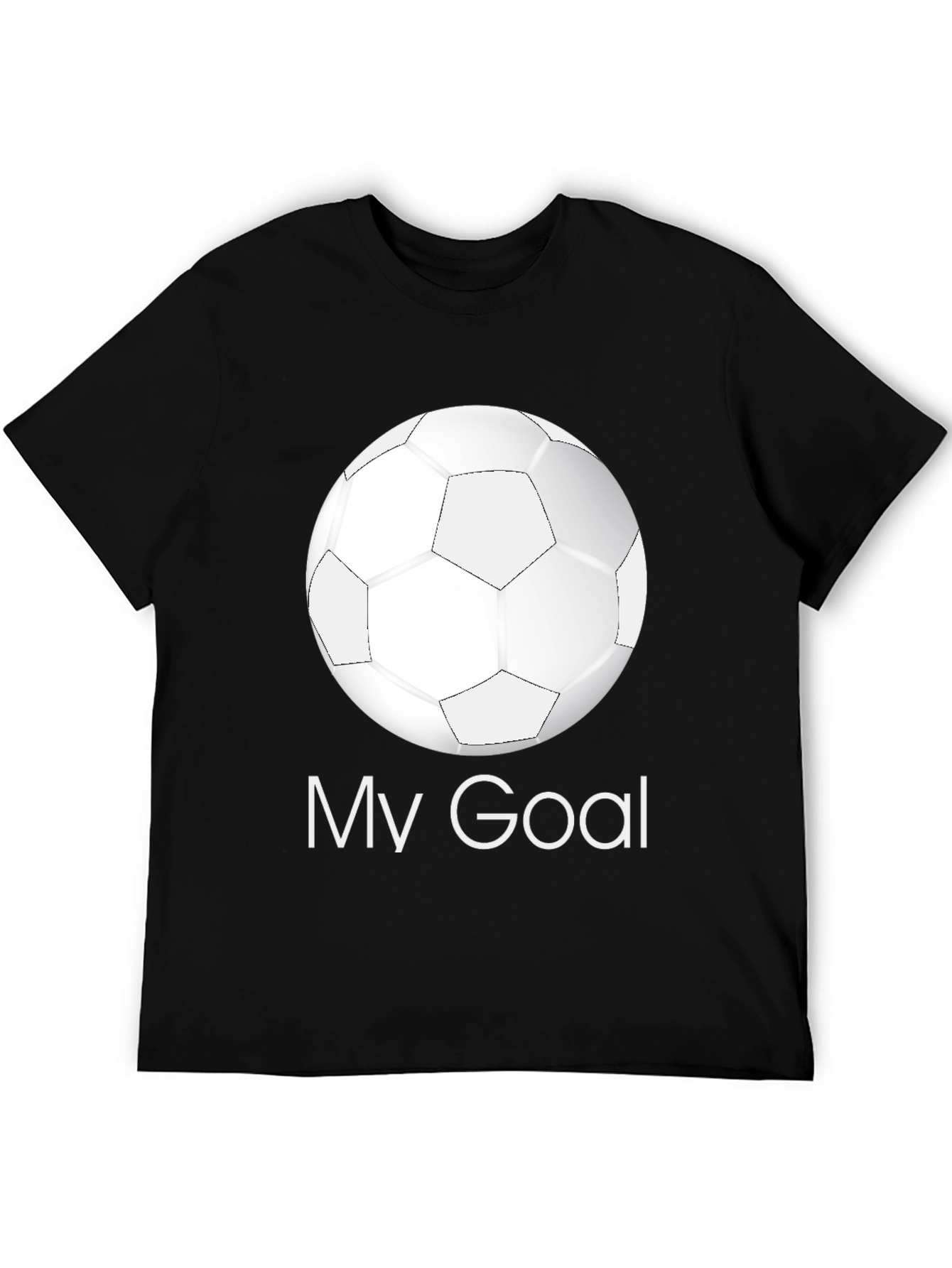 My Goal Soccer Ball Graphic T-Shirt