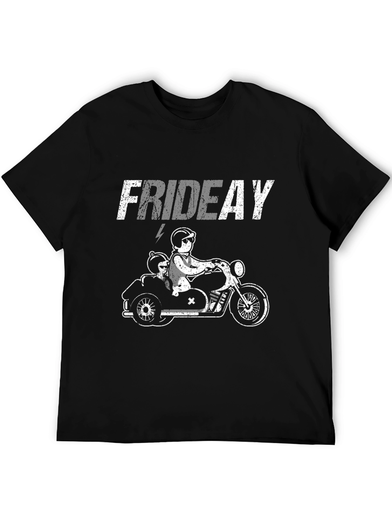 Friday Motorcycle Ride T-Shirt - Black