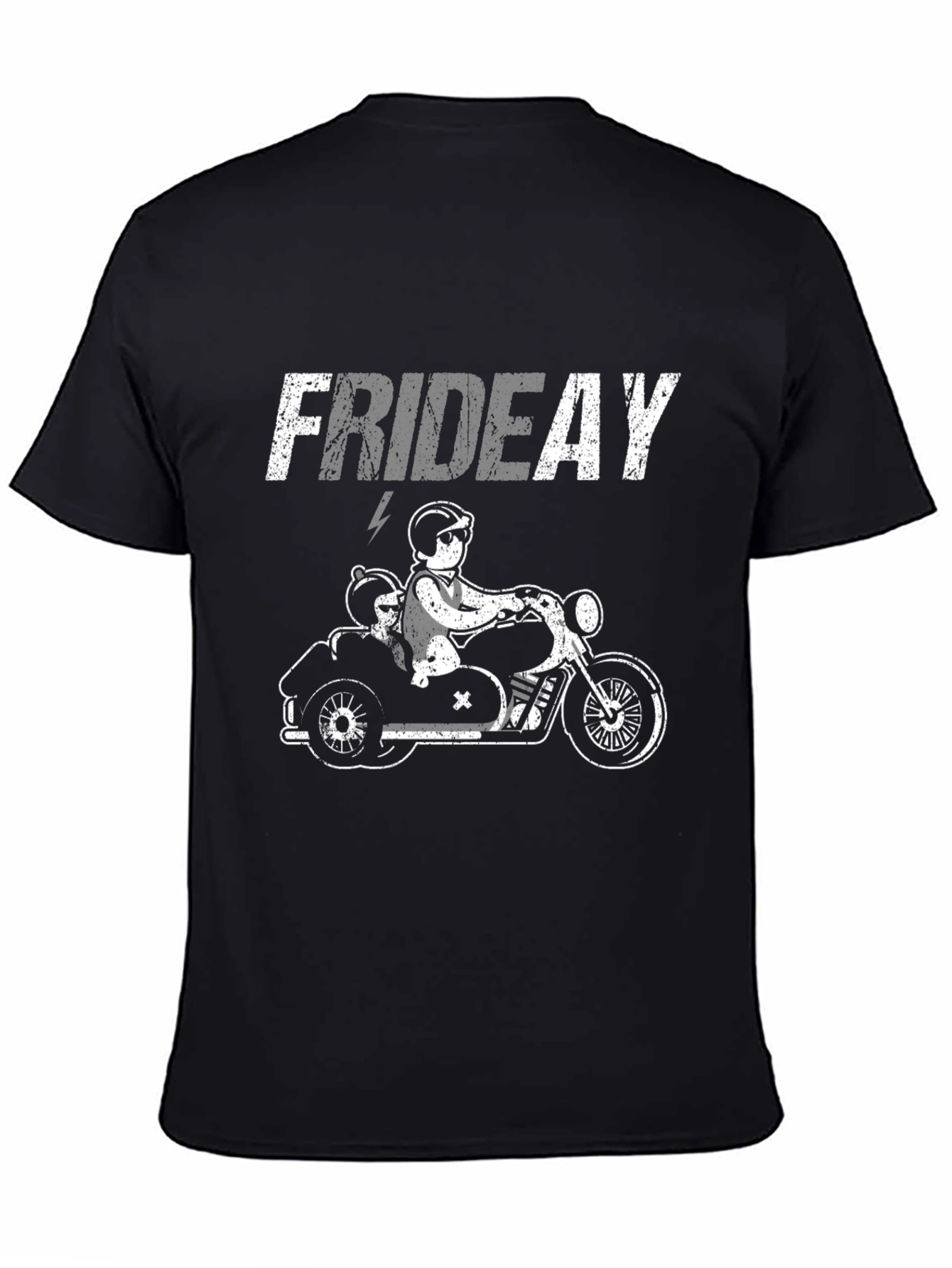 Friday Motorcycle Ride T-Shirt - Black
