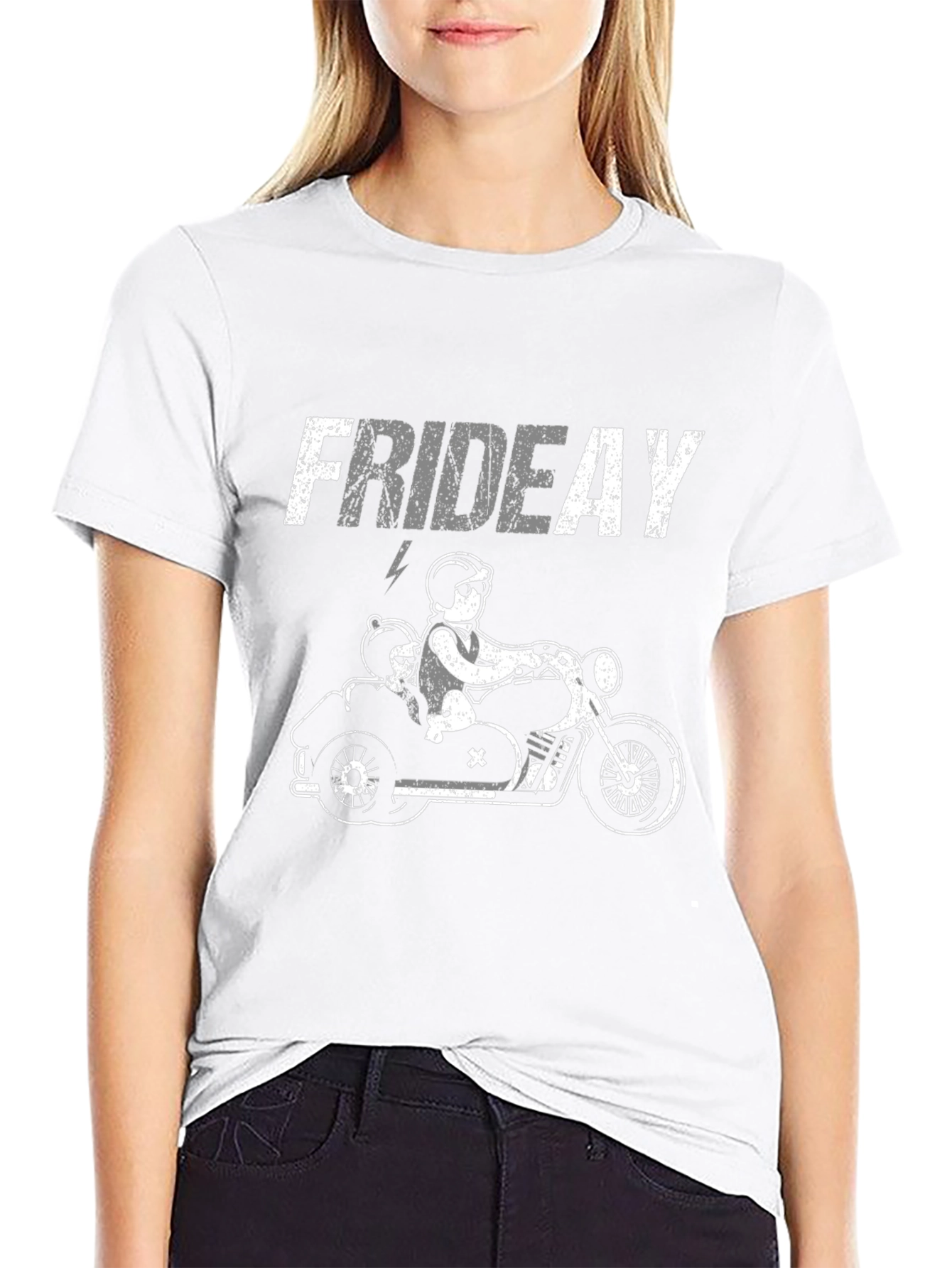 Friday Motorcycle Ride T-Shirt - Black