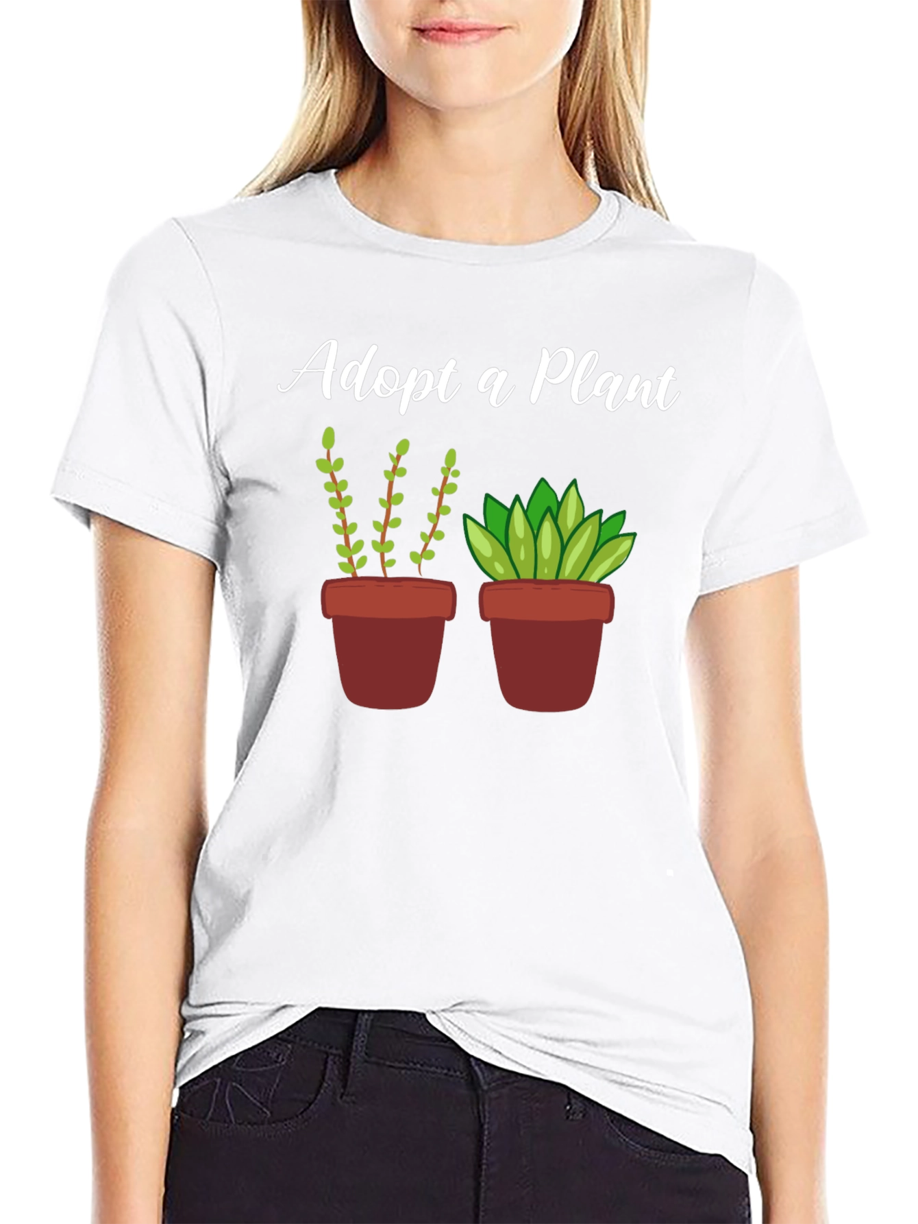 Adopt a Plant Graphic T-Shirt
