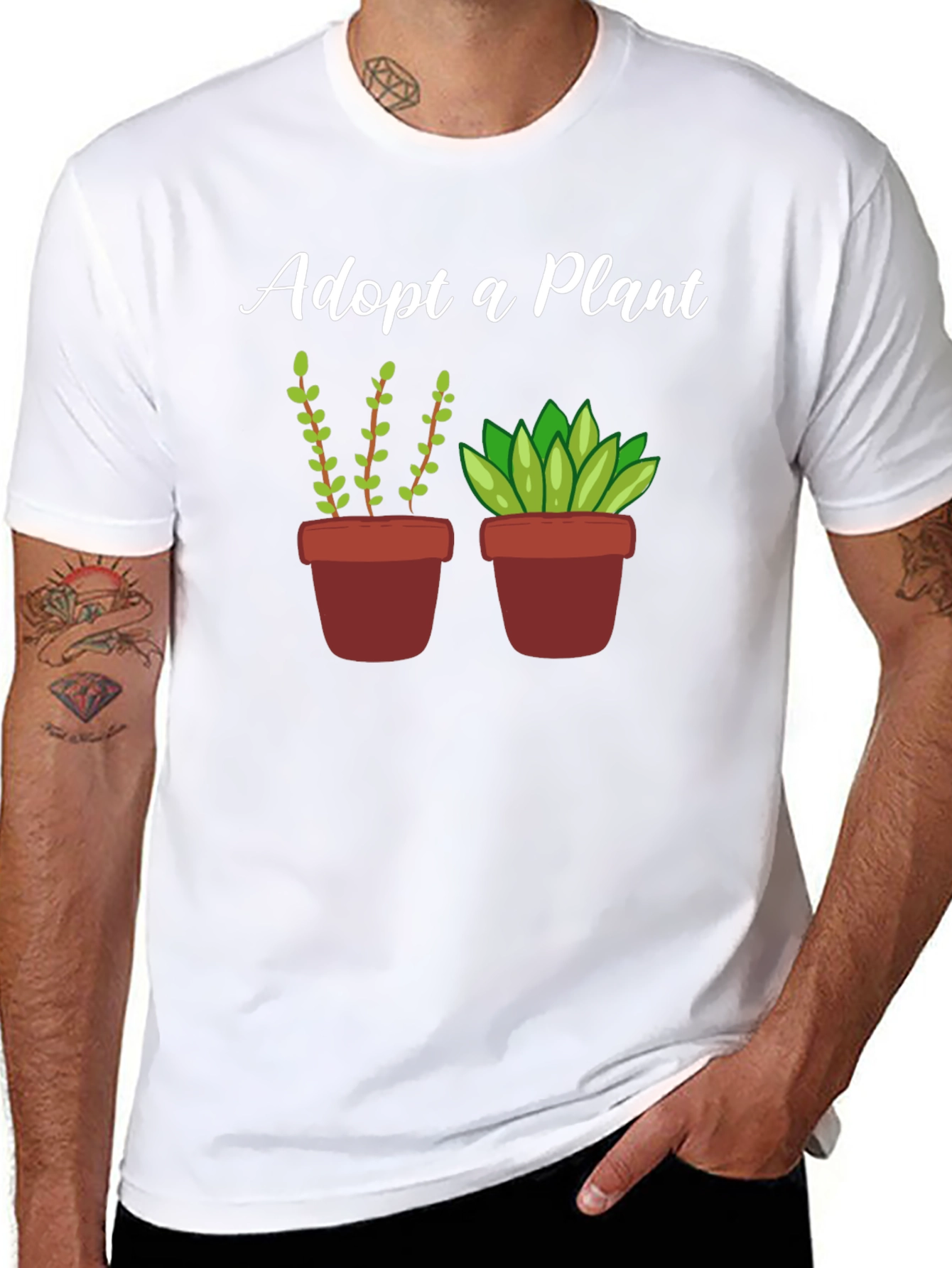 Adopt a Plant Graphic T-Shirt