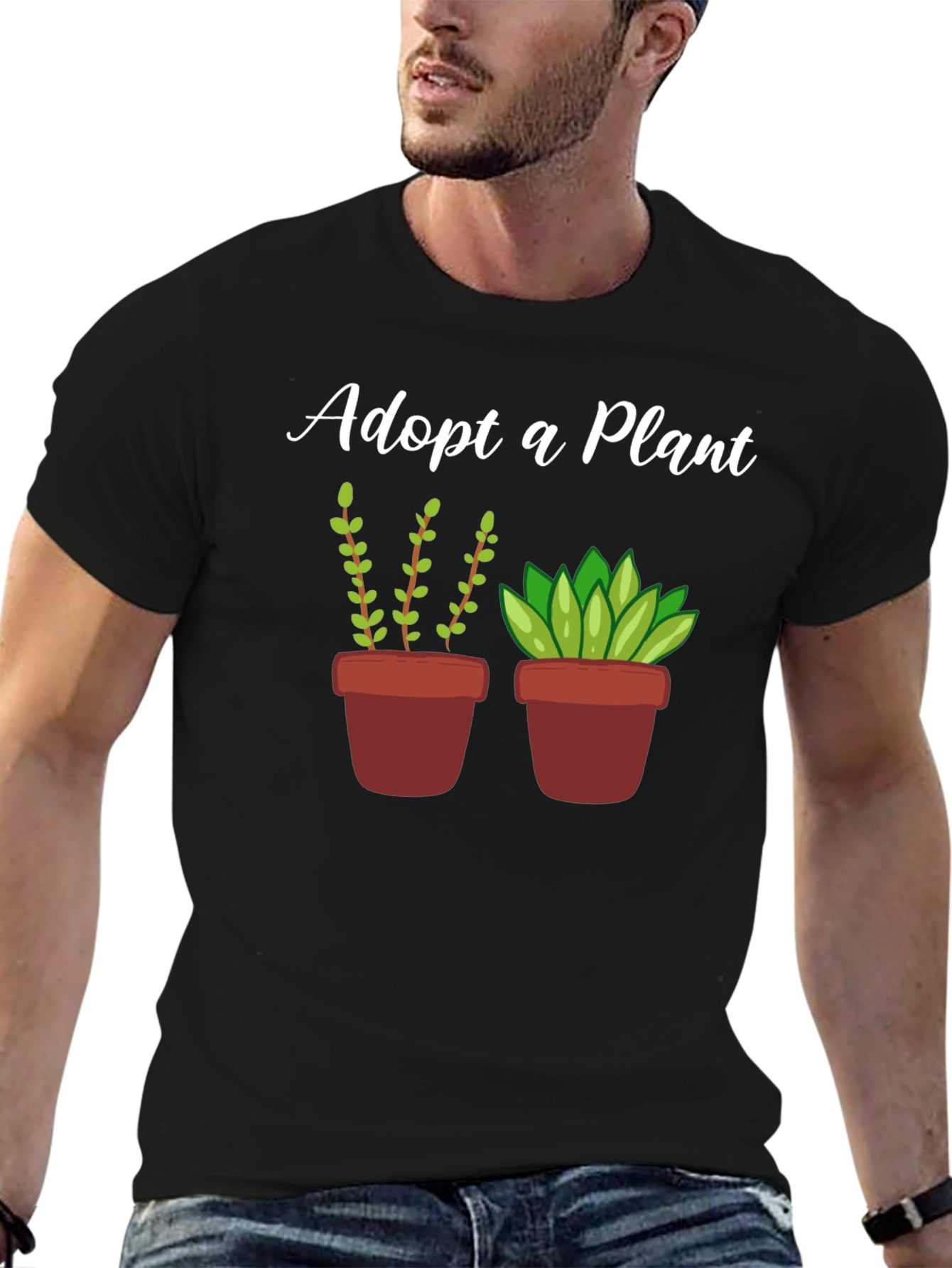 Adopt a Plant Graphic T-Shirt