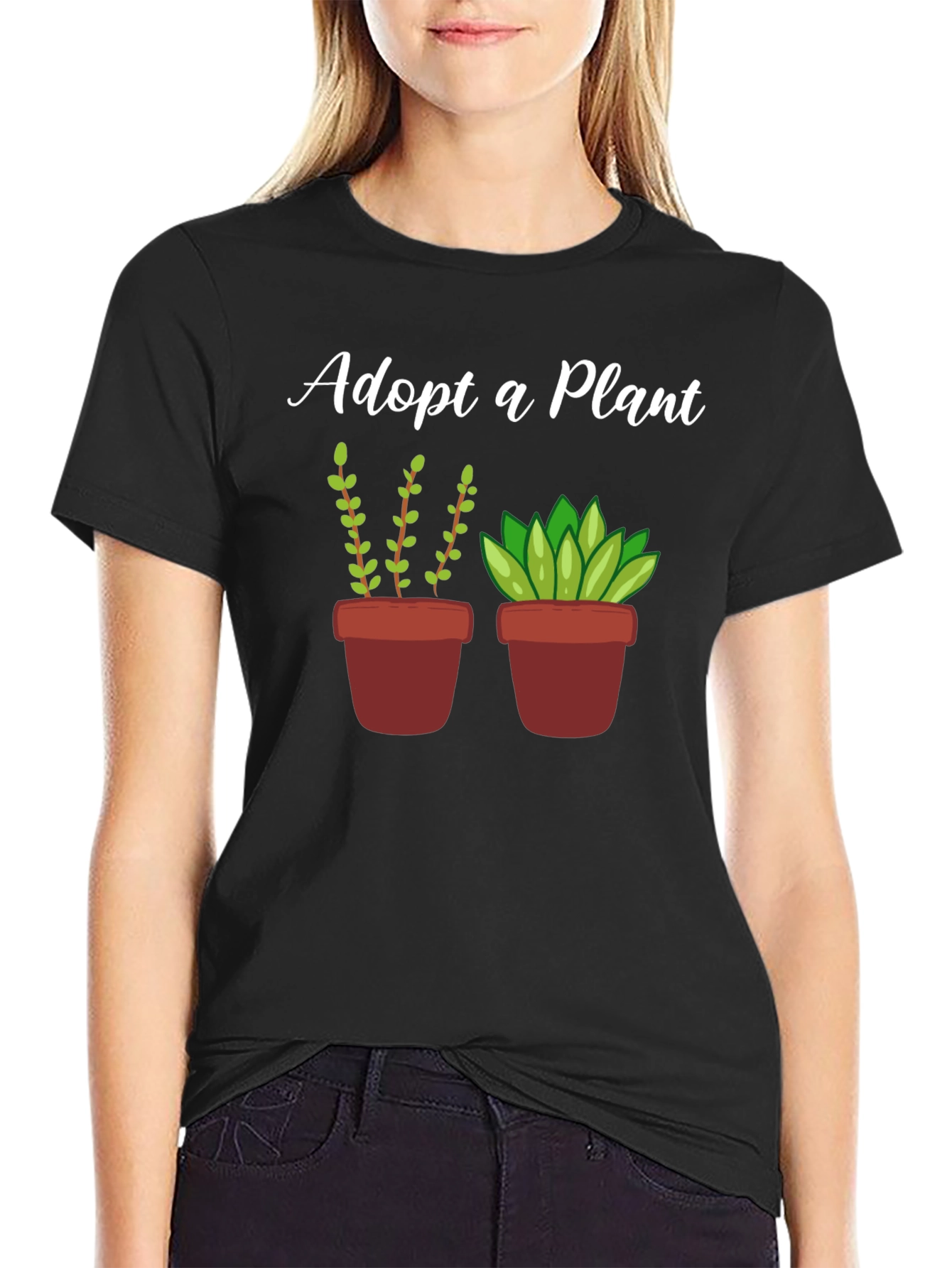 Adopt a Plant Graphic T-Shirt