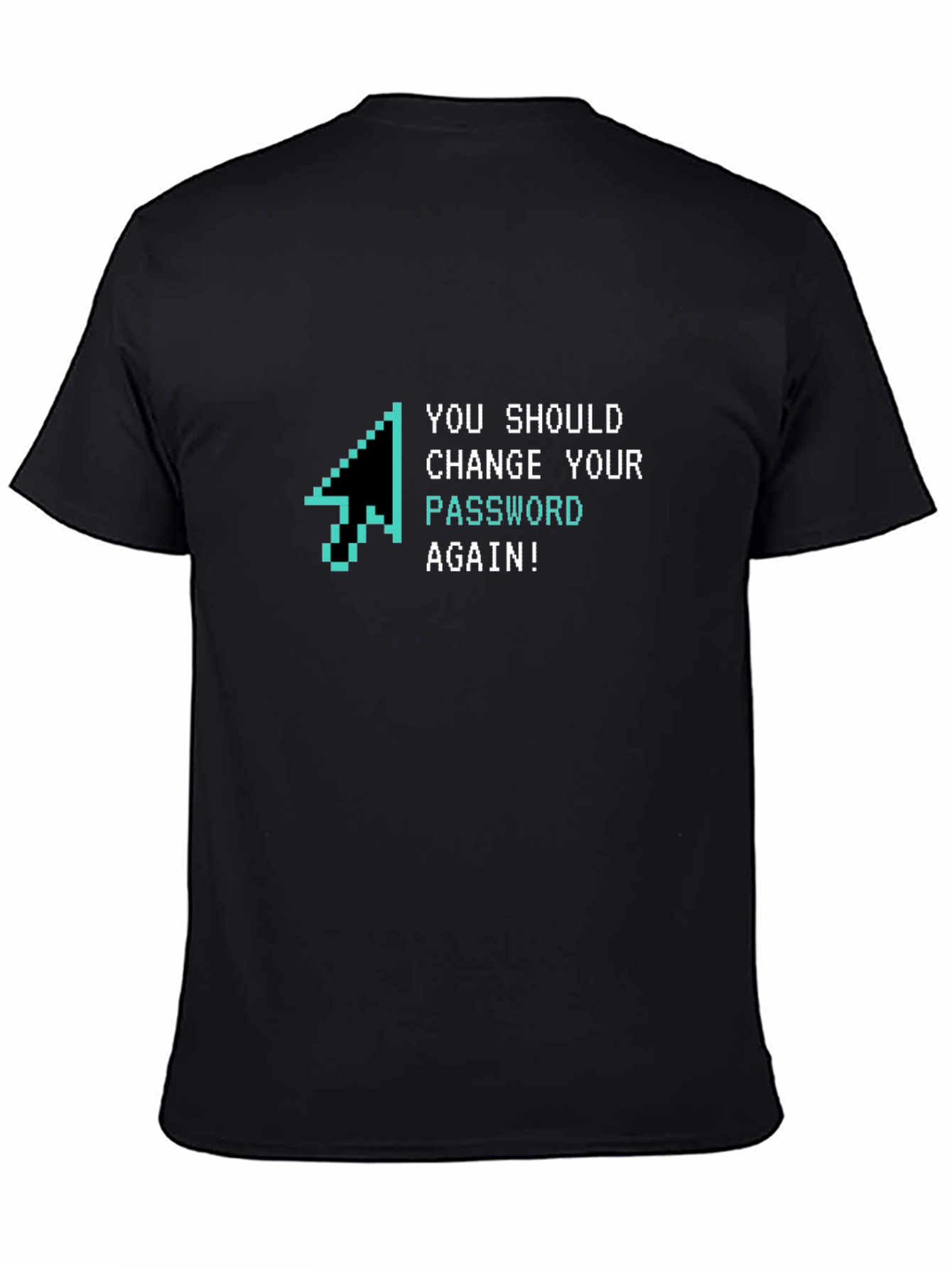 Change Password Funny T-Shirt - Black