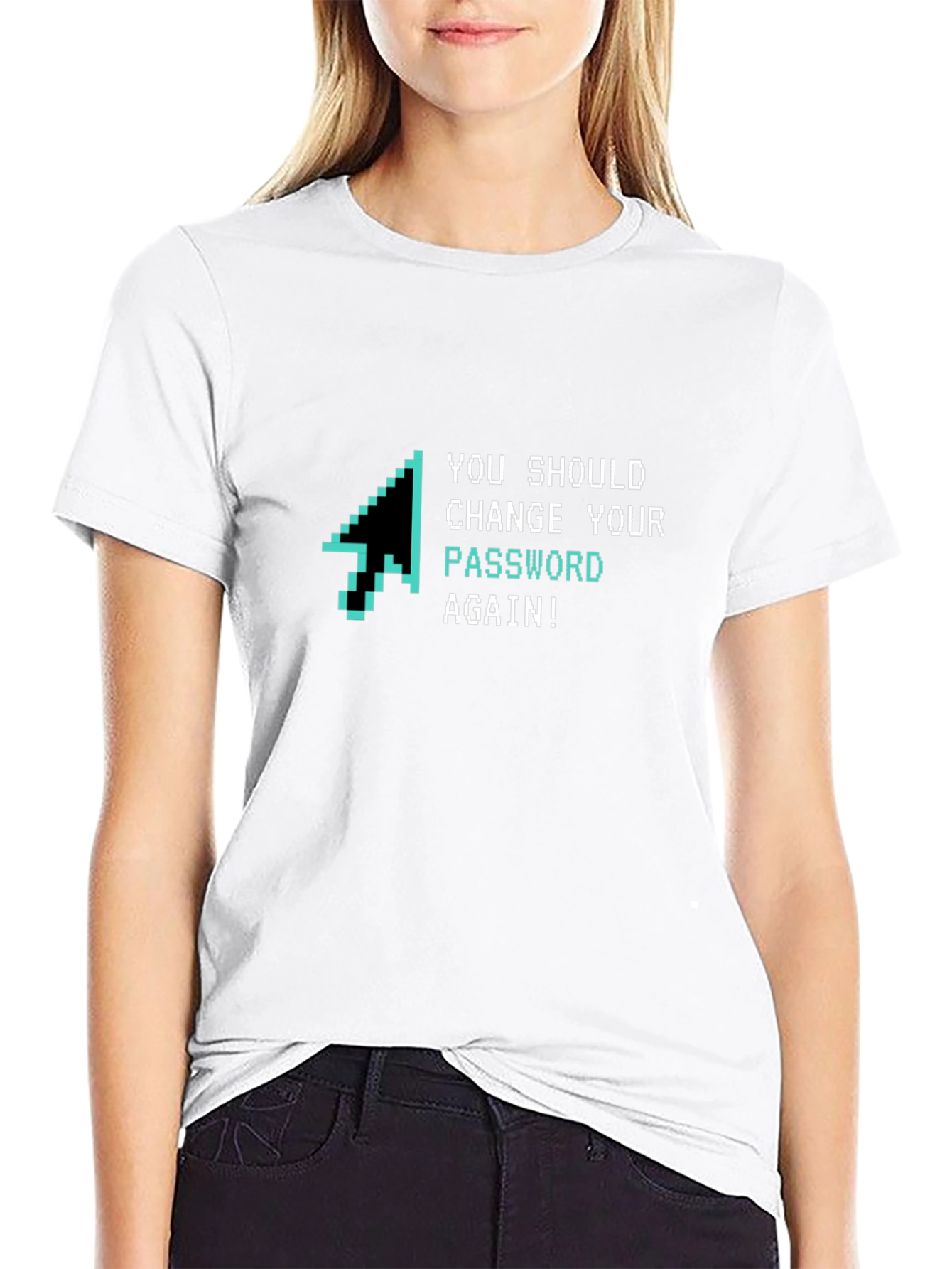 Change Password Funny T-Shirt - Black
