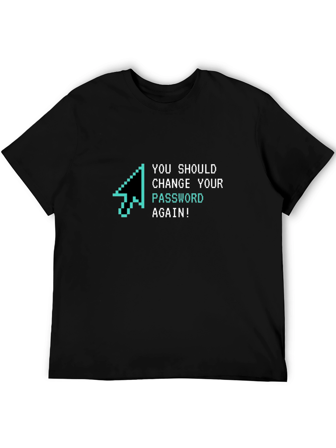 Change Password Funny T-Shirt - Black