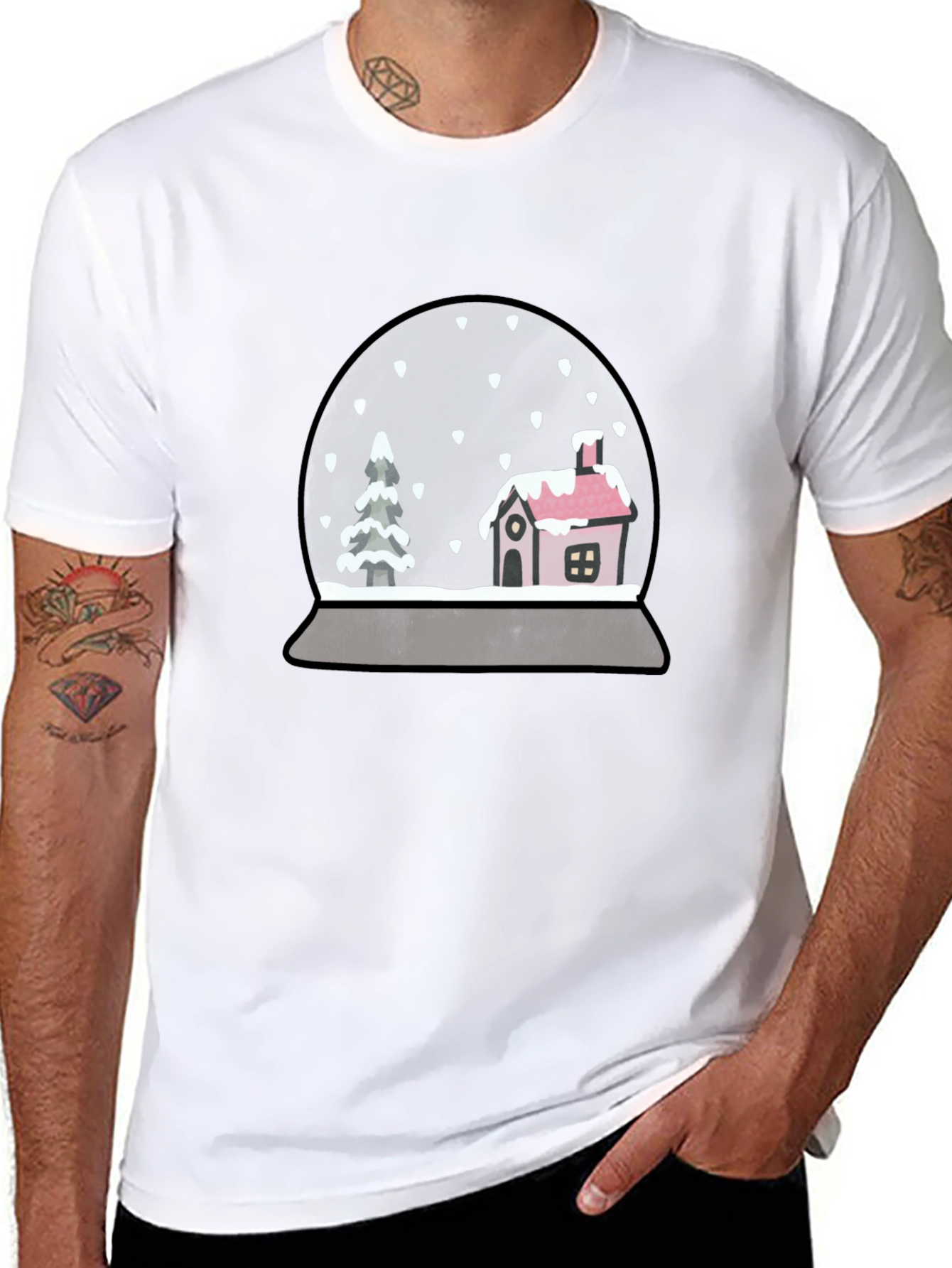 Winter Snow Globe Graphic Tee